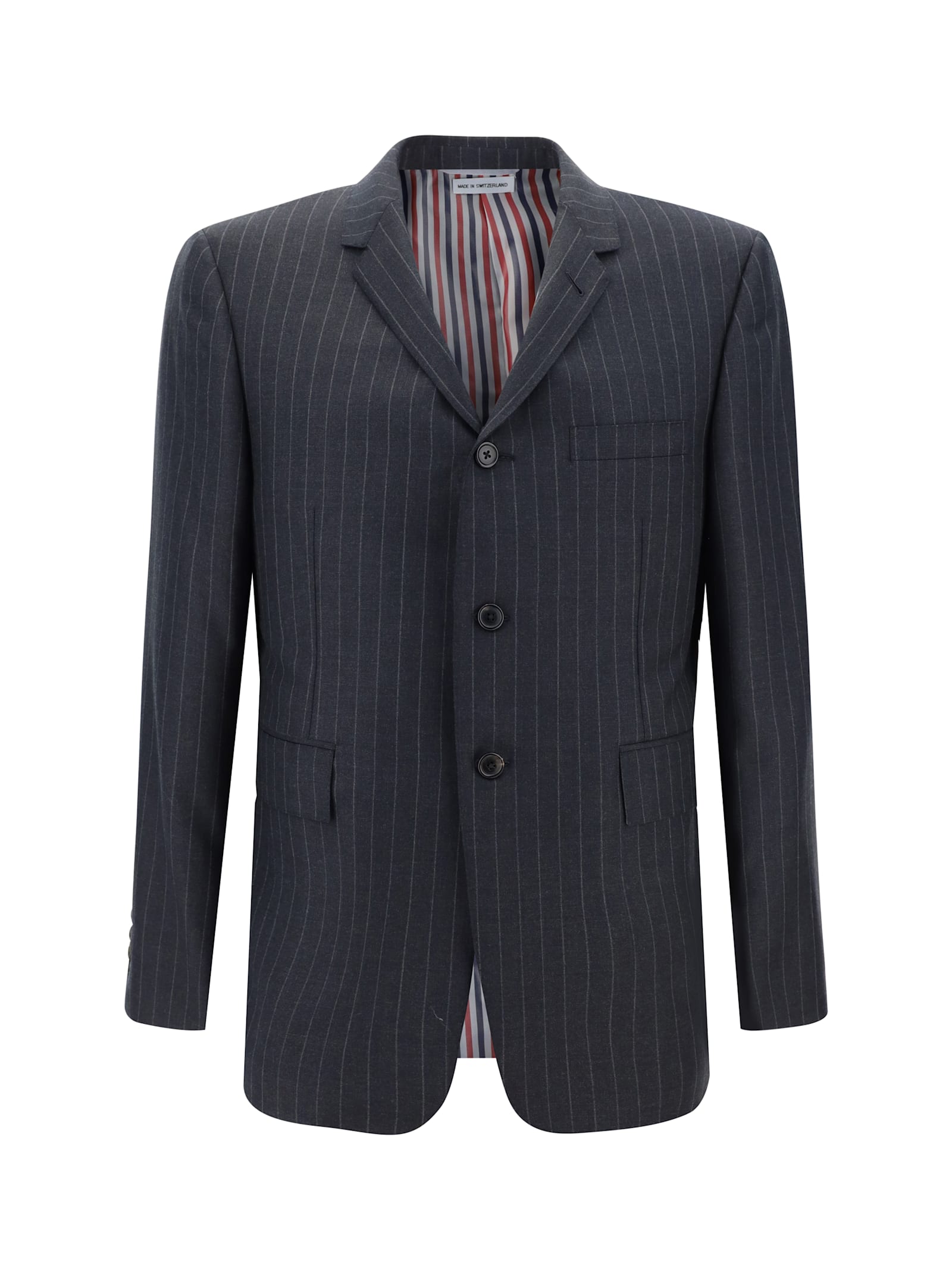 Shop Thom Browne Blazer Jacket In 025