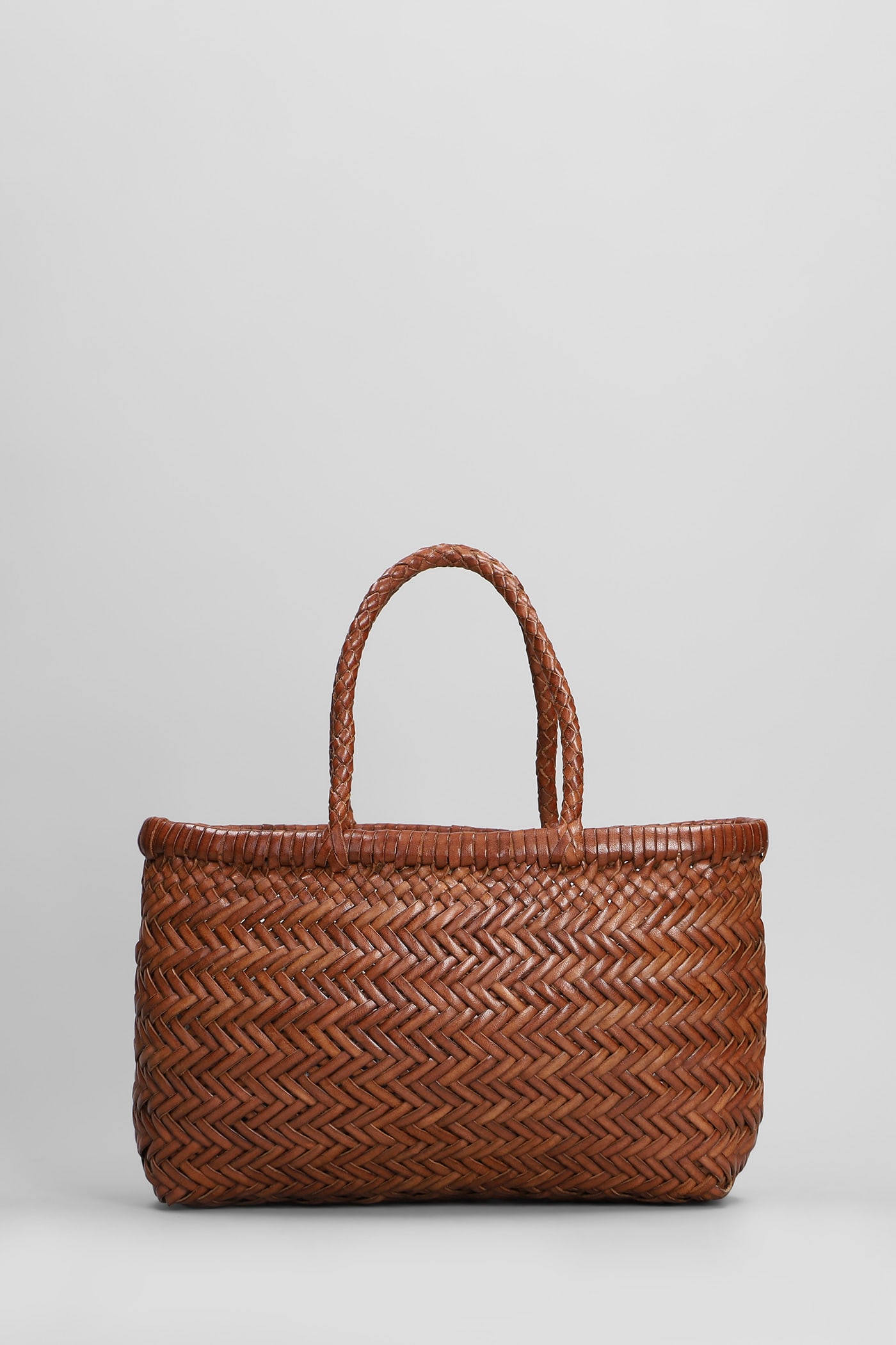 Dragon Diffusion Mini Flat Gora Baske Hand Bag In Leather Color Leather In Leather Color
