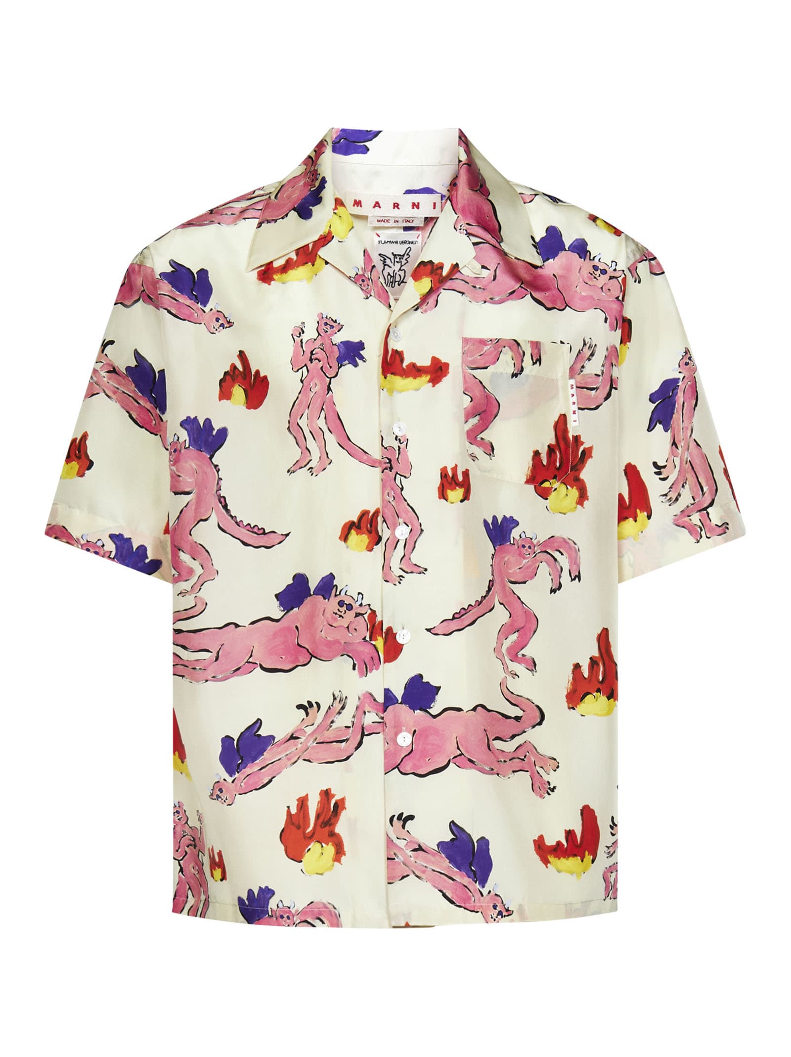 Marni Shirt In Ivory