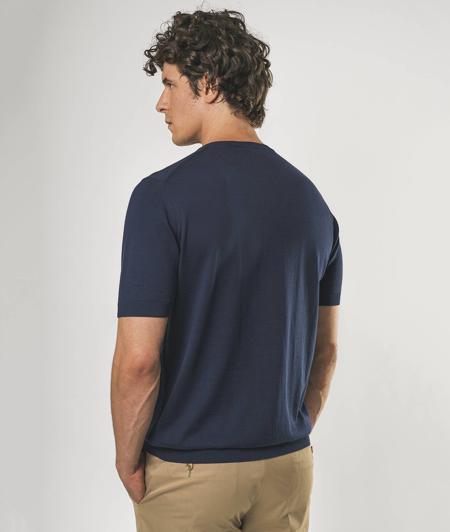 Larusmiani Crewneck Roquebrune T-shirt In Navy