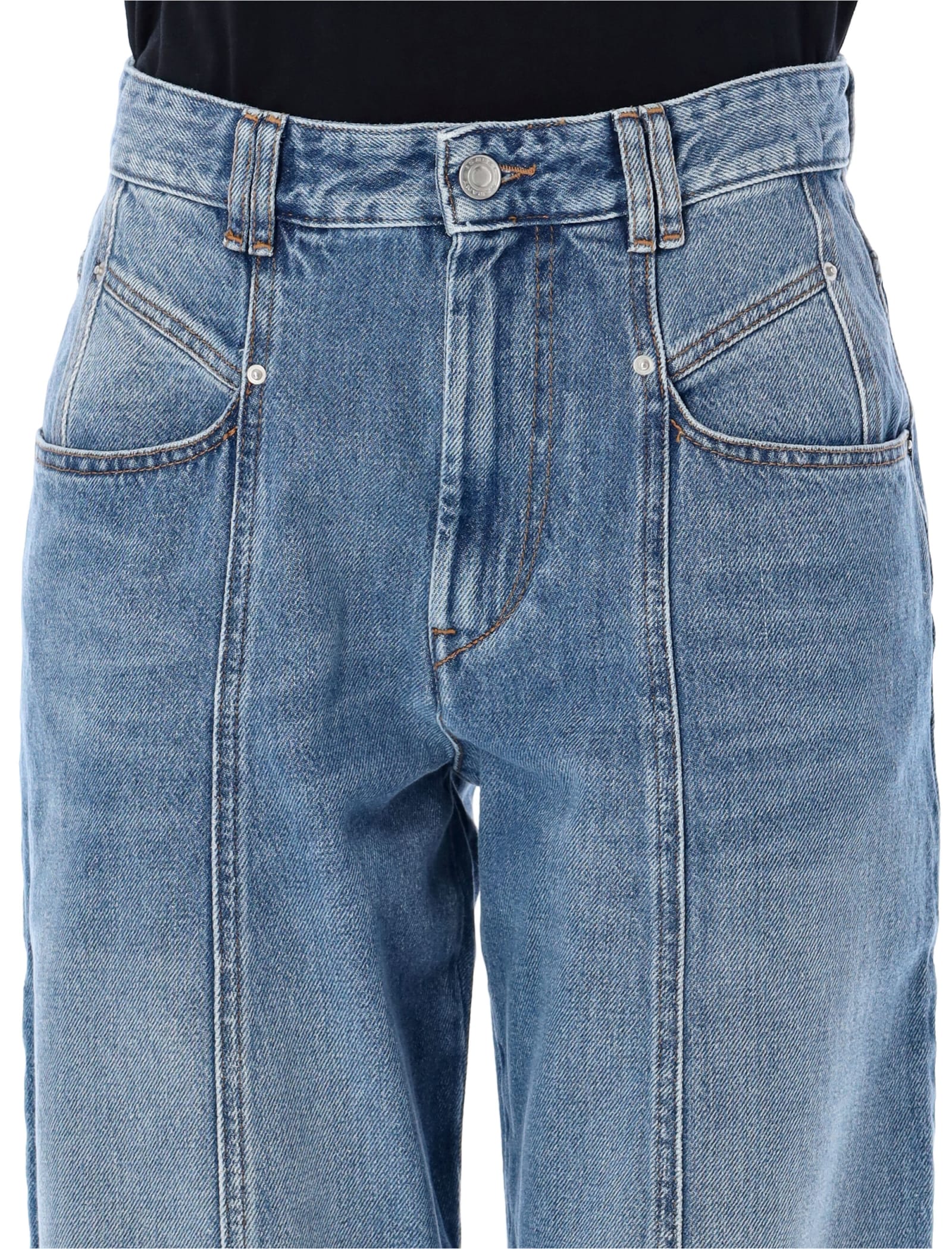 Isabel Marant Étoile Vetan Denim In Blue