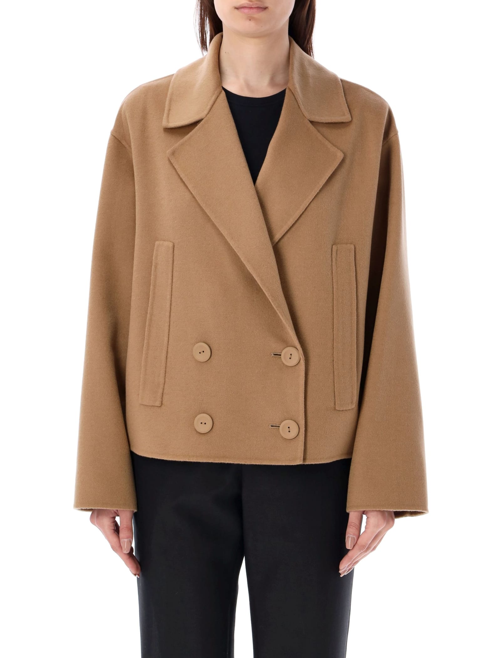 Max Mara Celso Caban Coat In 024