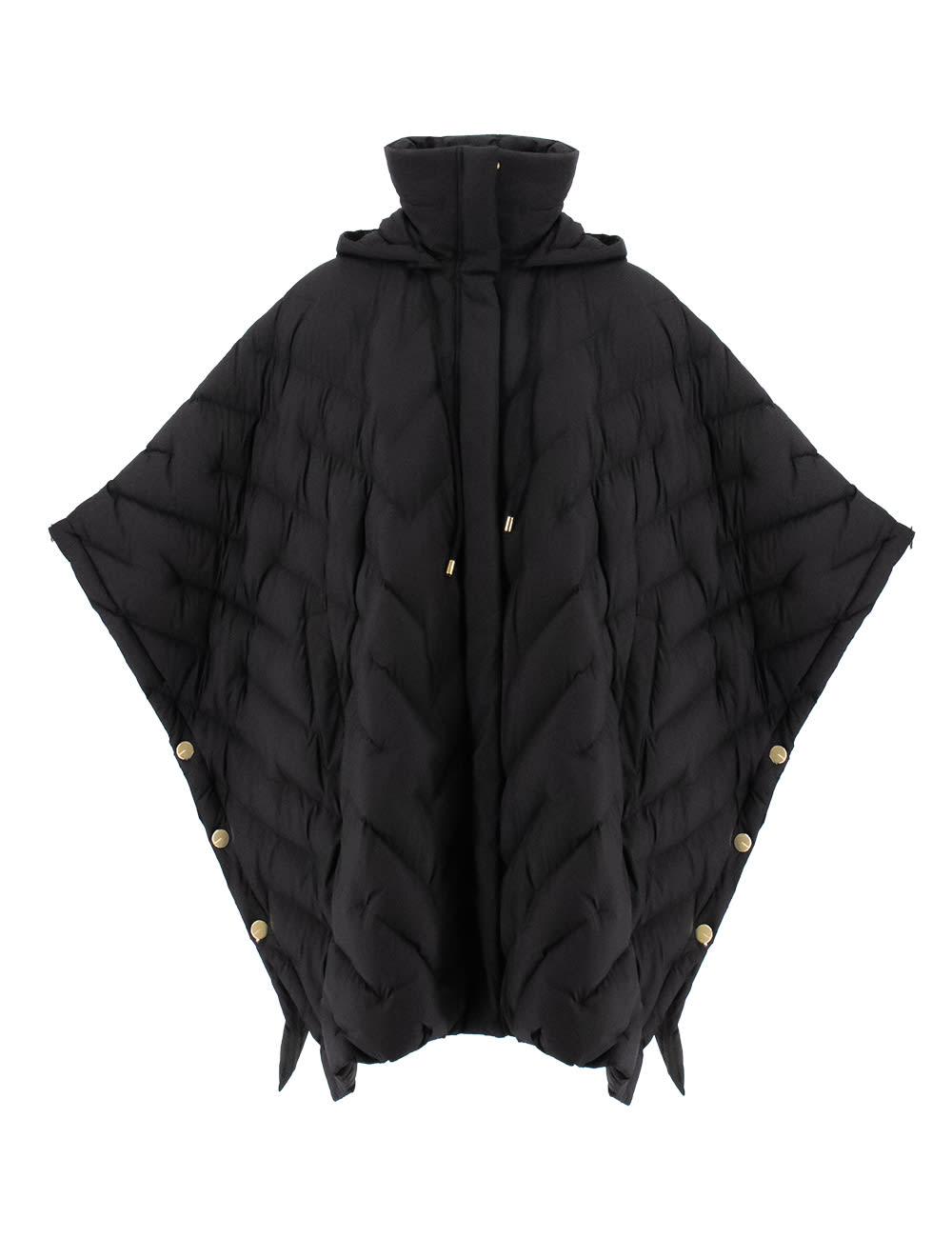 Pinko Down Jacket In Nero Limousine