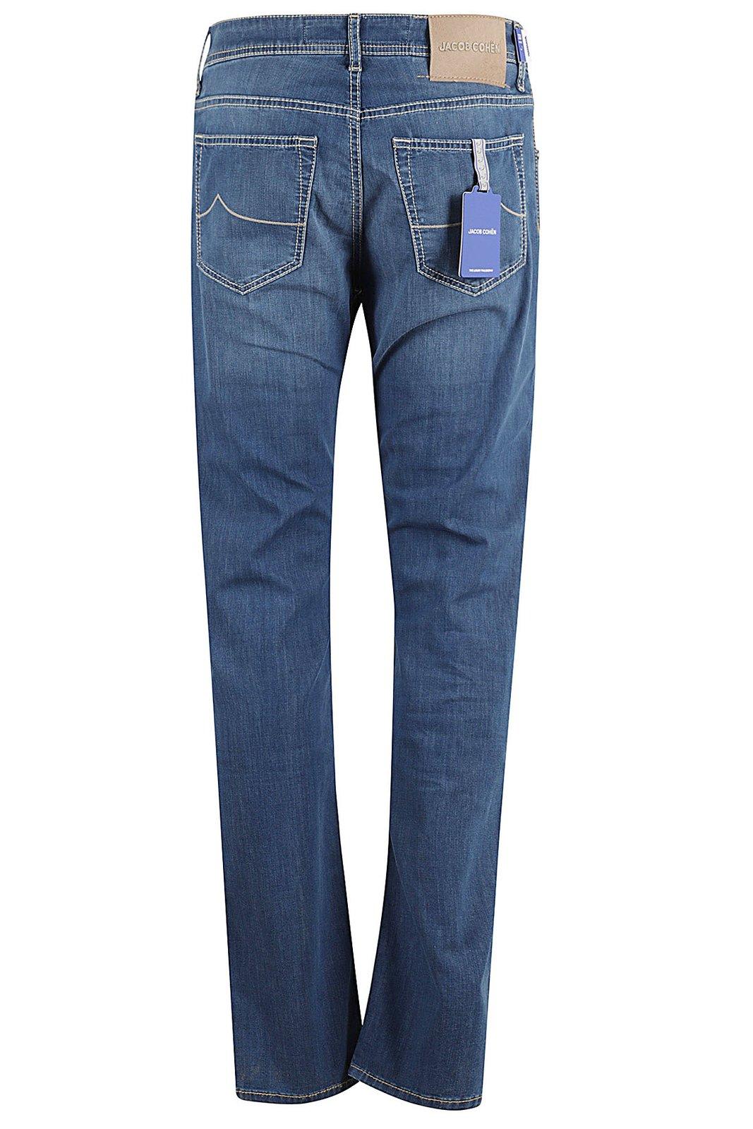 Shop Jacob Cohen Slim Fit Jeans In Denim