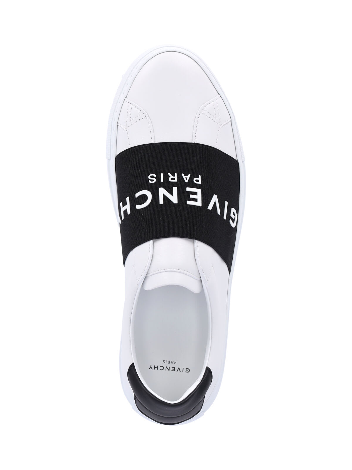 Givenchy Urban Street Sneakers In Leather With Elastic Band In White