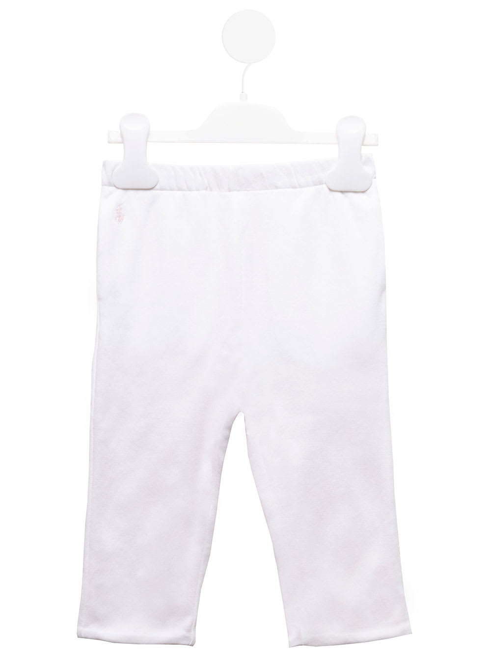 Athletic Pink Cotton Pants With Logo Polo Ralph Lauren Kids Baby Girl