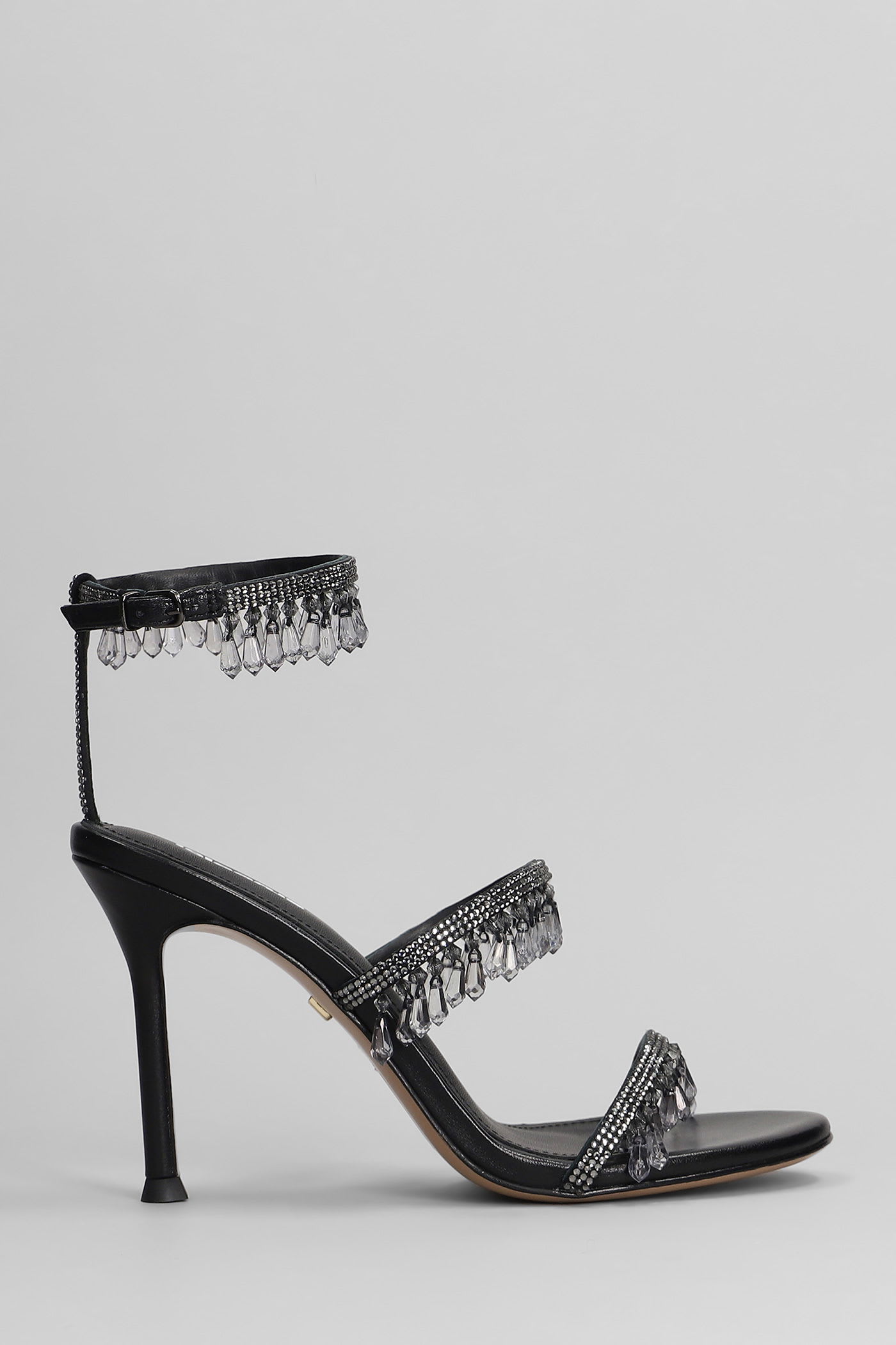 Flamenca 95 Sandals In Black Leather