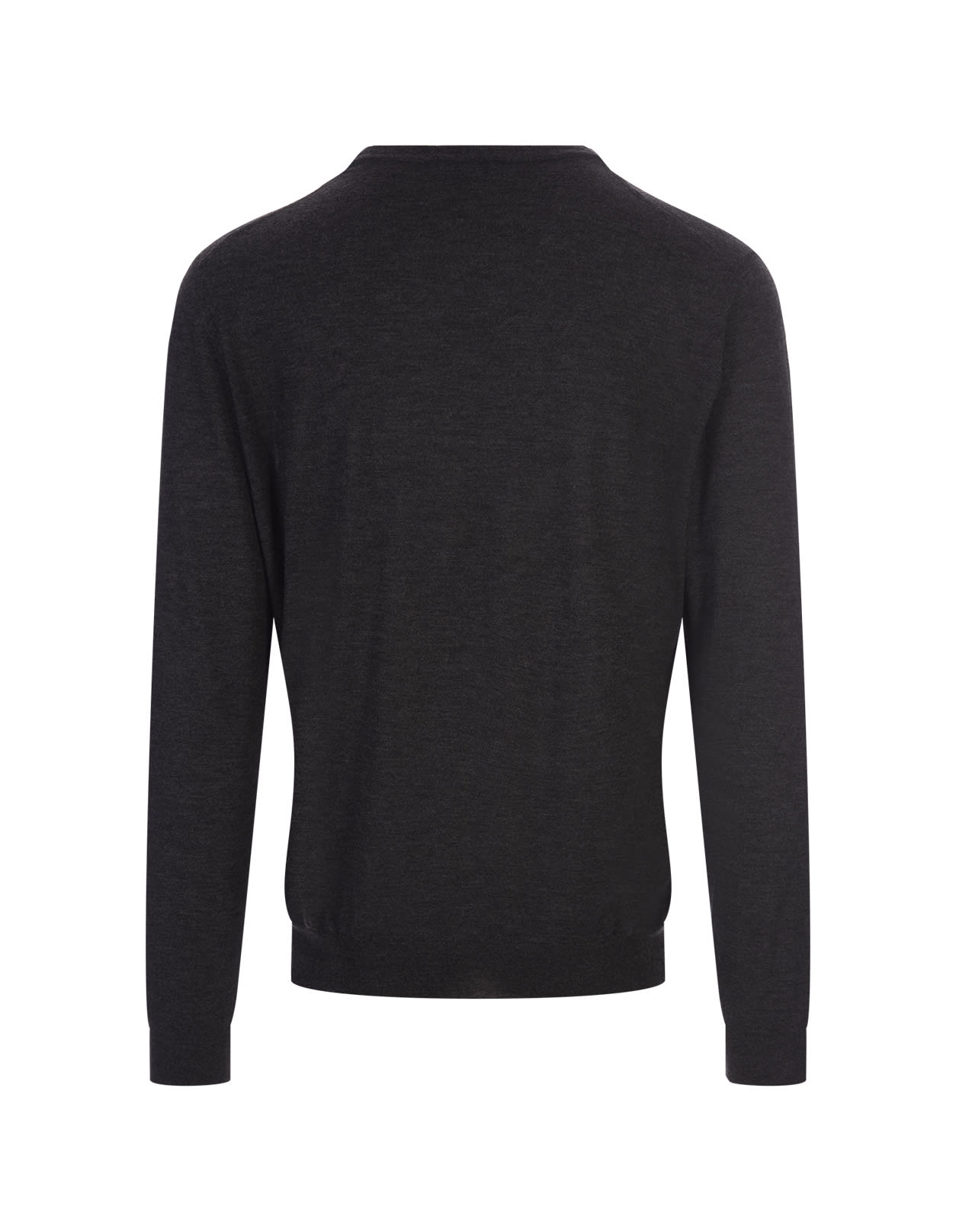 Shop Fedeli Anthracite Cashmere Sweater In Grey