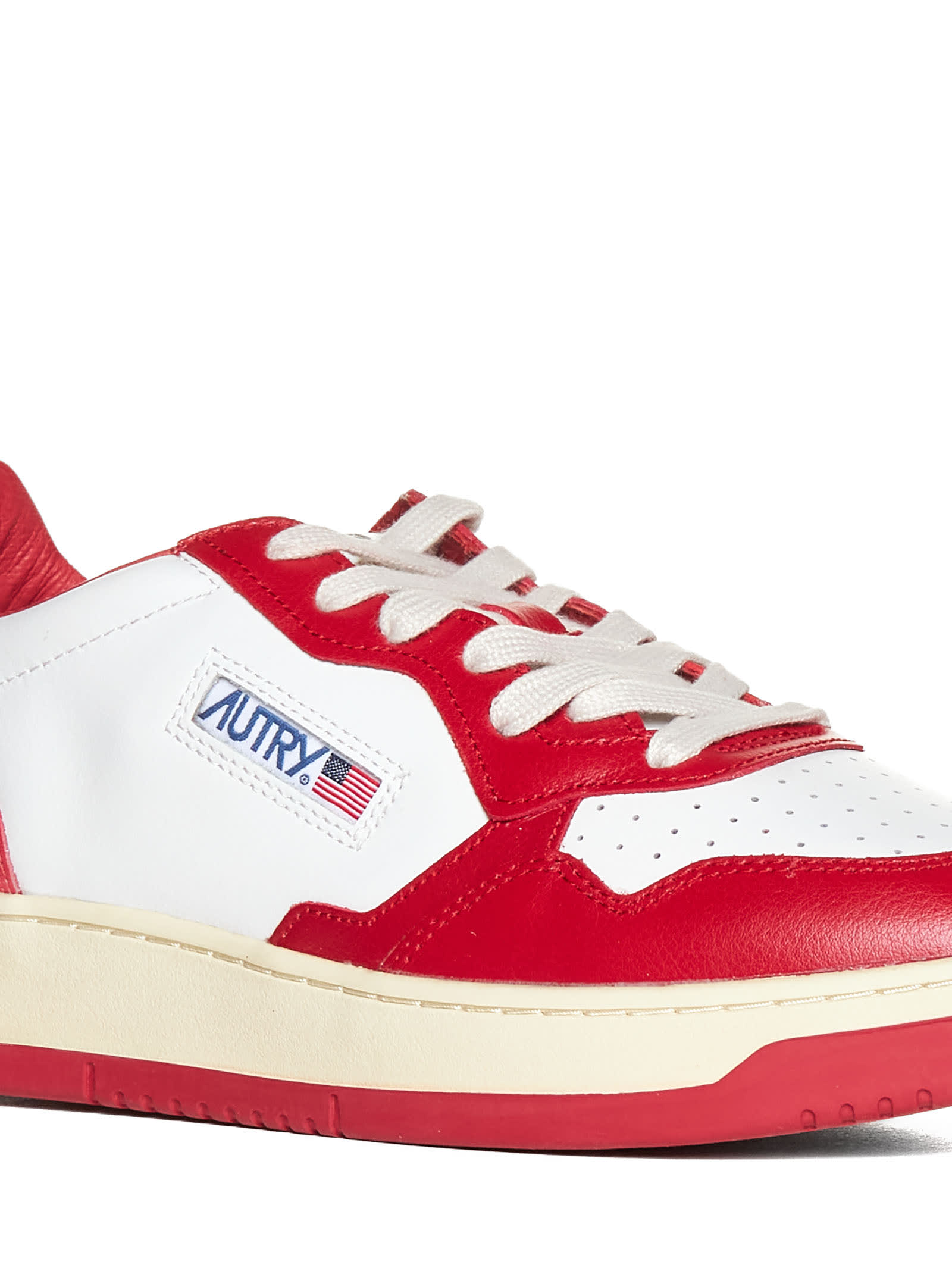 Shop Autry Sneakers In Wht Red