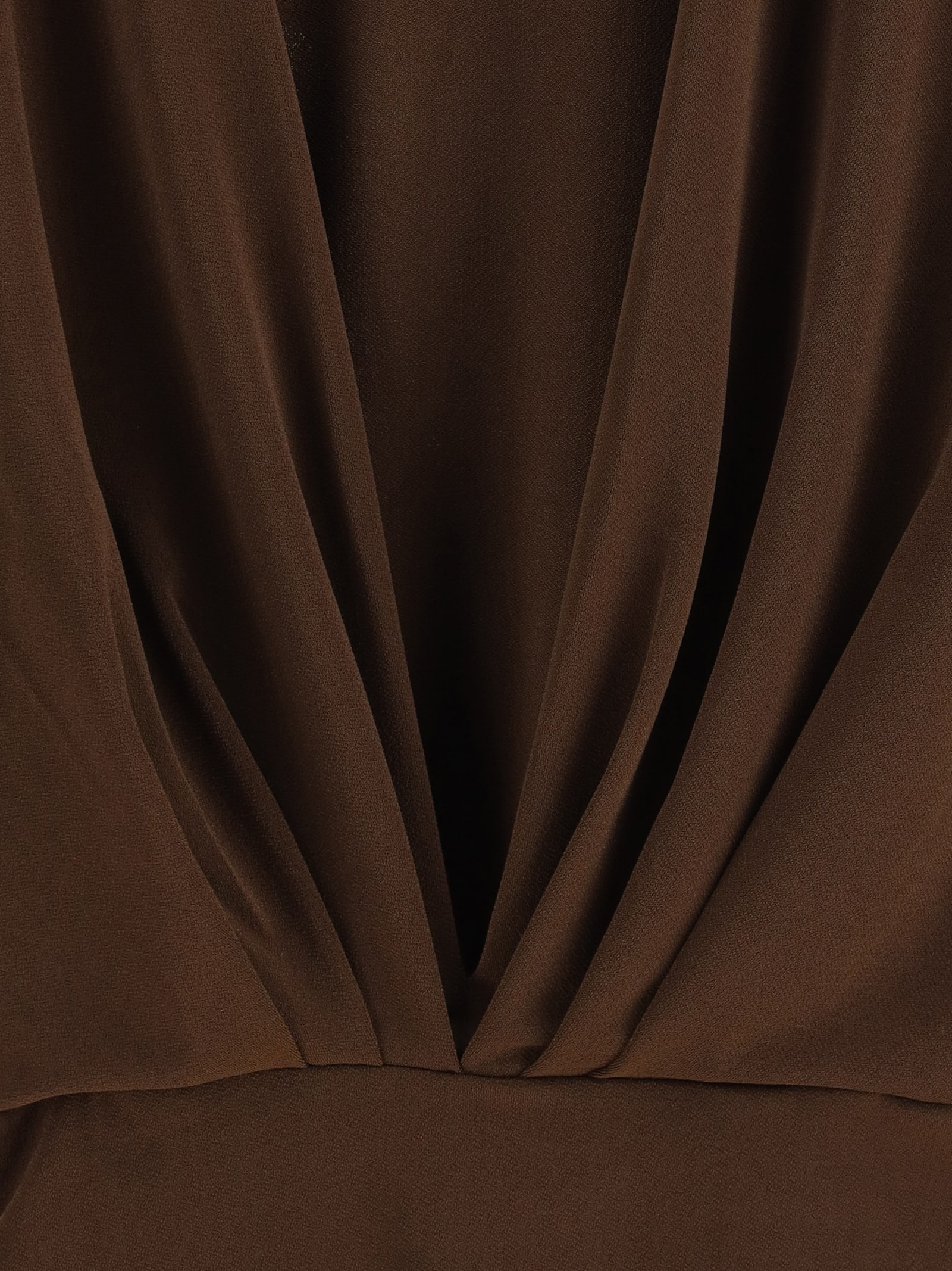The Andamane Zelda Bodysuit In Brown
