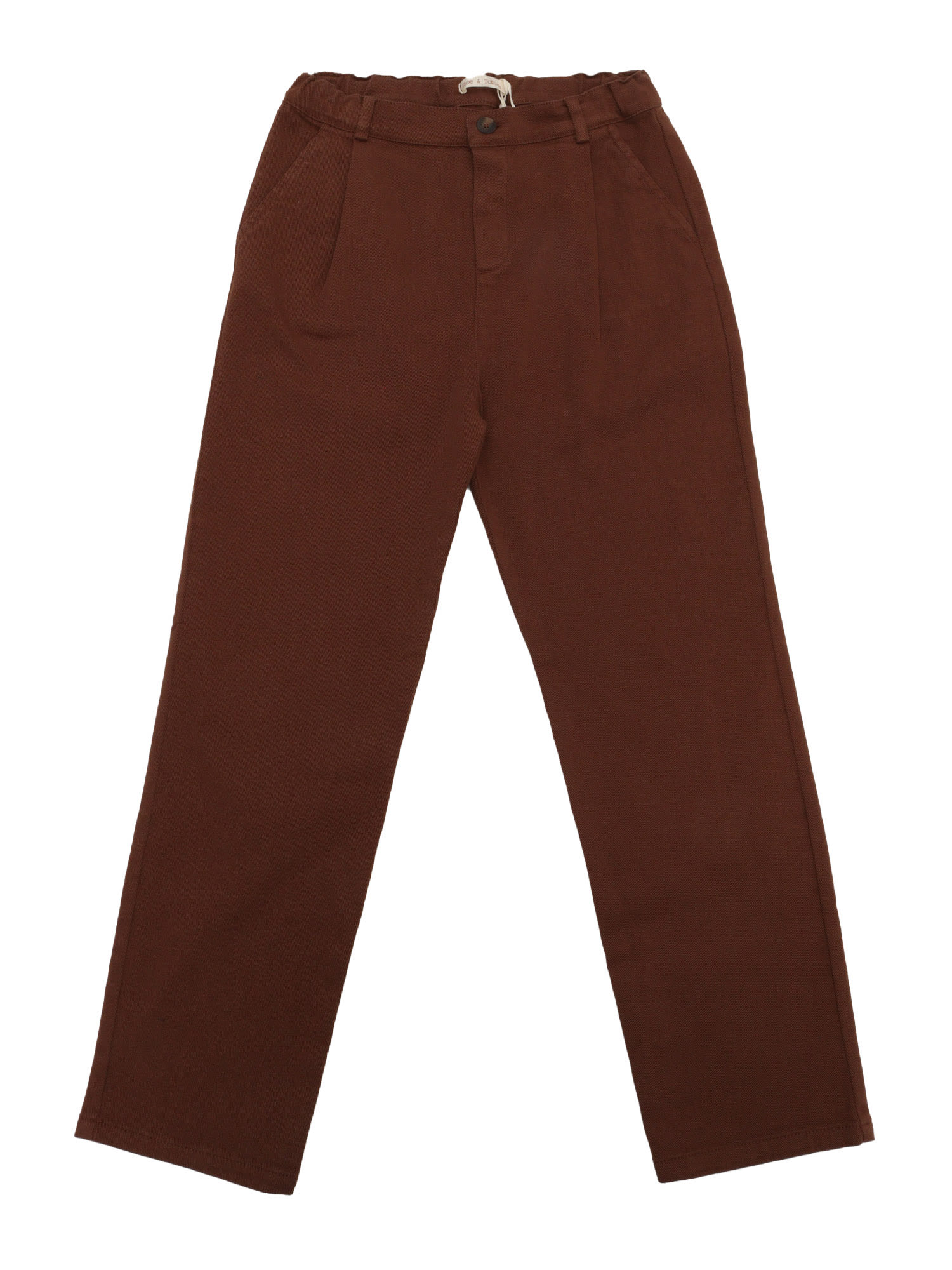 Shop Zhoe &amp; Tobiah Boy Pants In Brown