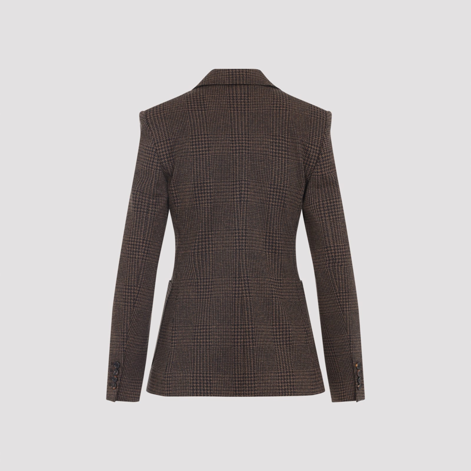 Max Mara Zulma Principe Di Galles Jacket In Brown