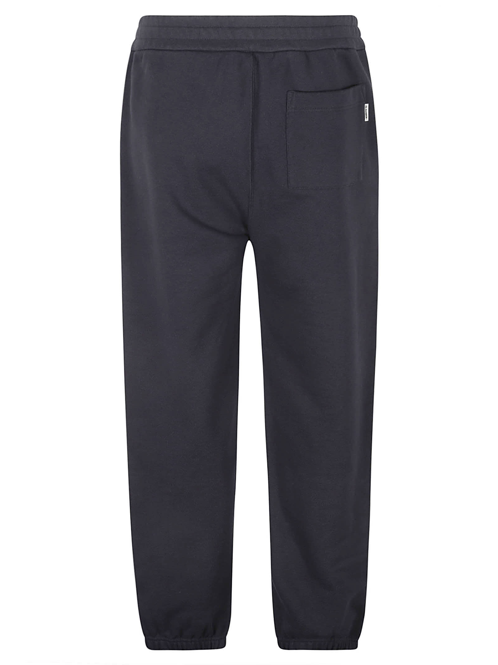 Jil Sander Lace-up Classic Track Pants In Midnight Blue
