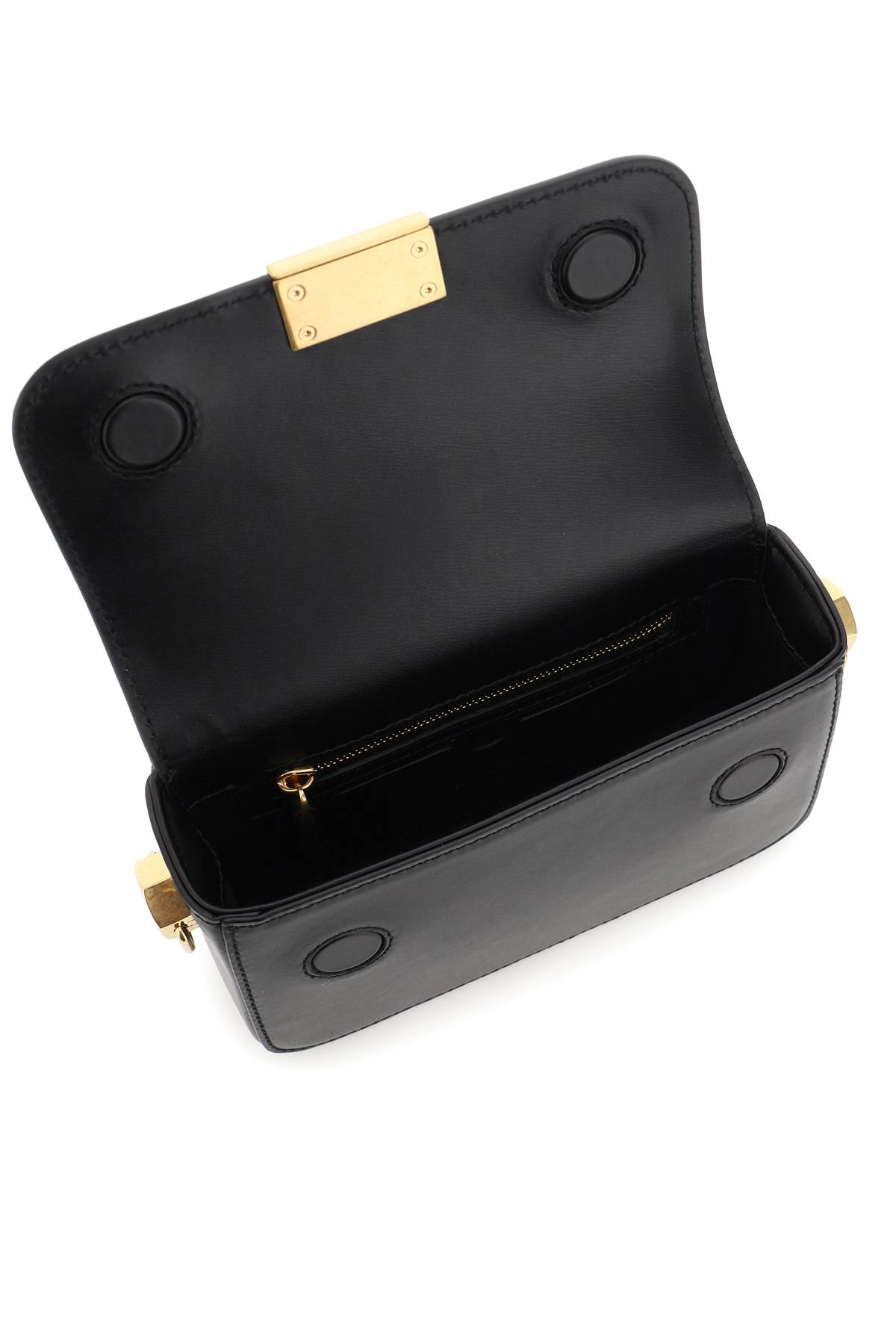 Off-white Plain Binder Shoulder Bag In Black
