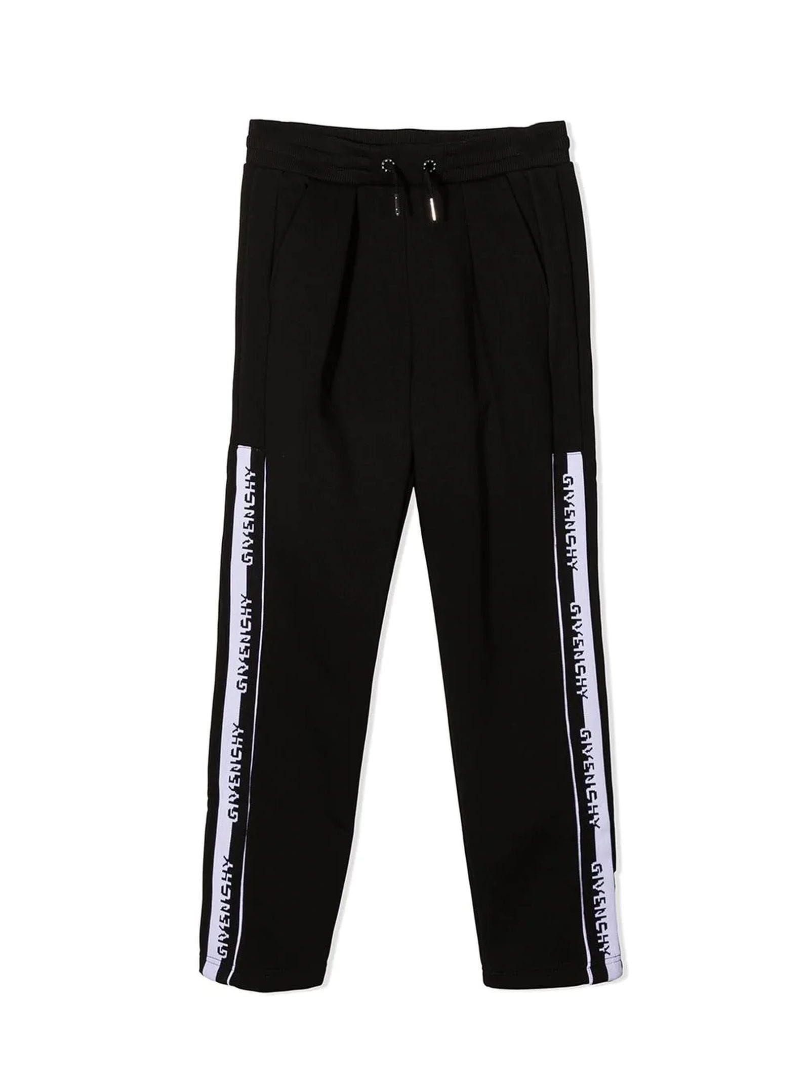 Givenchy Black Cotton Trackpants