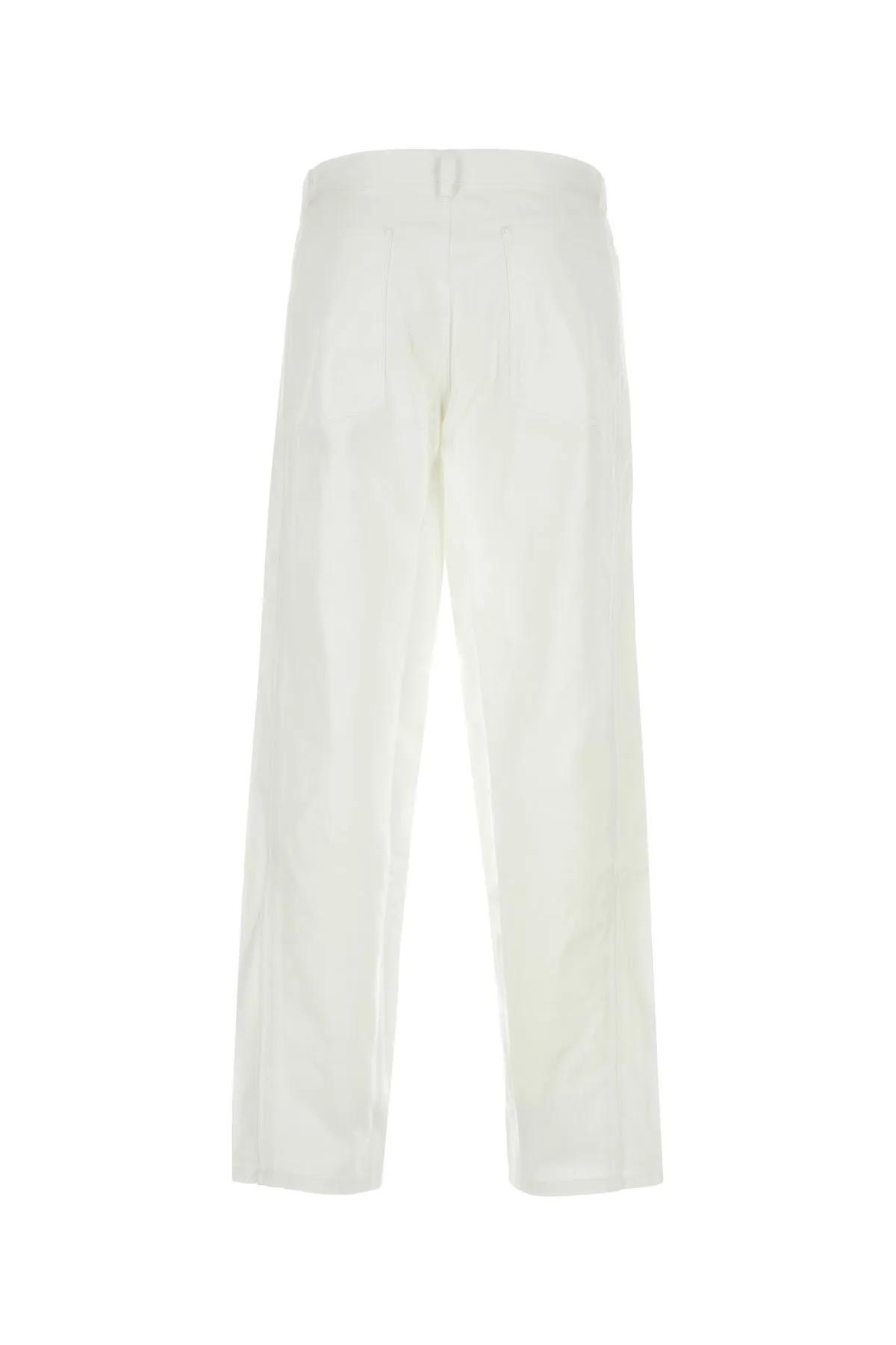 Shop Comme Des Garçons Shirt Straight Trousers In White