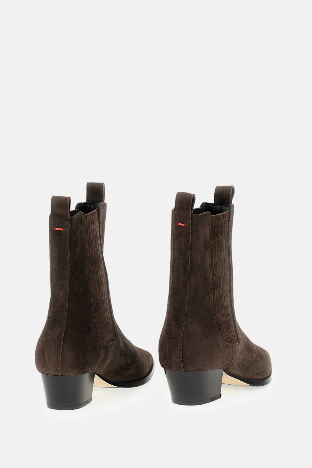 Aeyde 50mm Agata Pointed-toe Boots In Brown