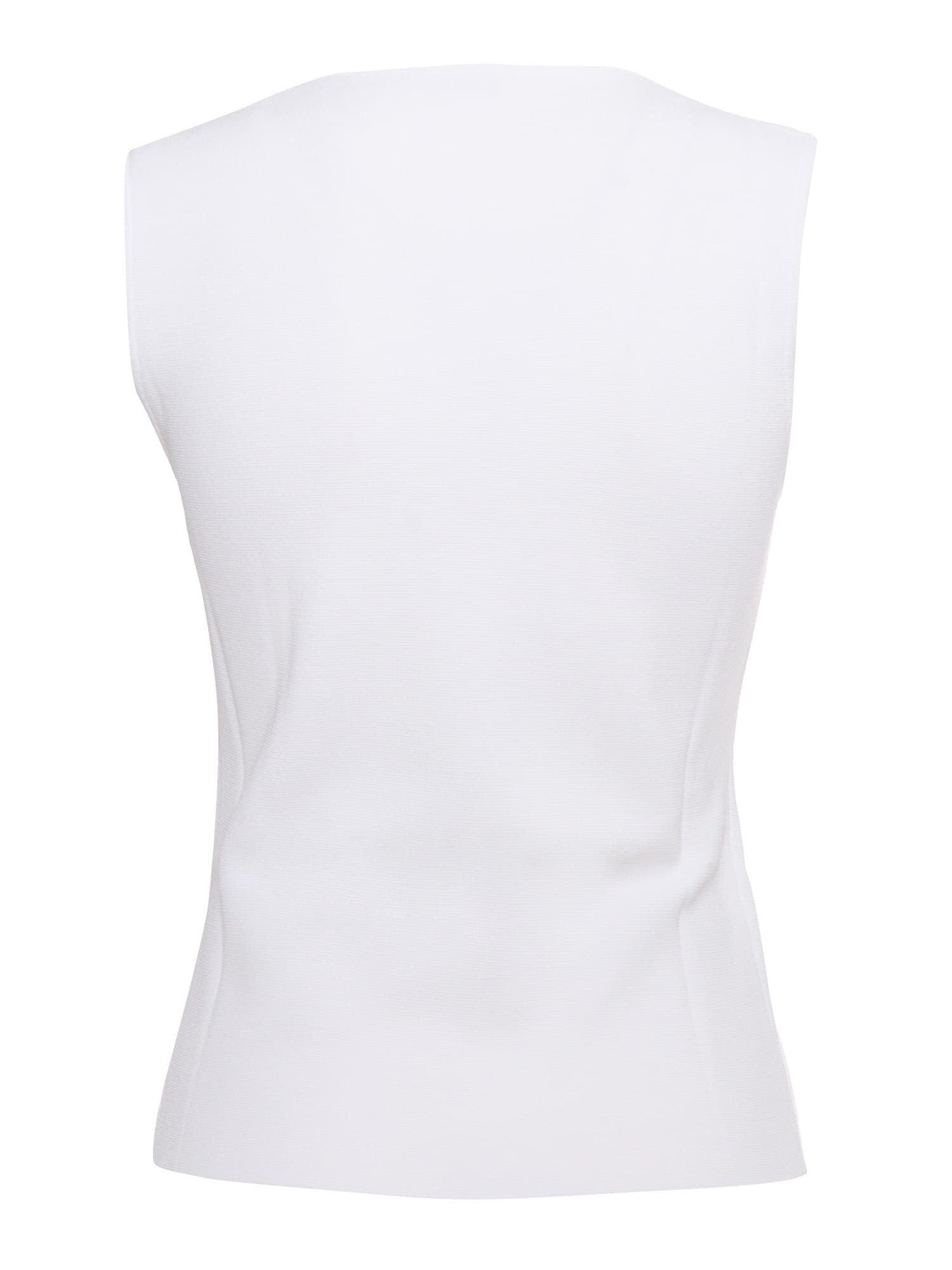 Shop P.a.r.o.s.h Sleeveless Shirt In White