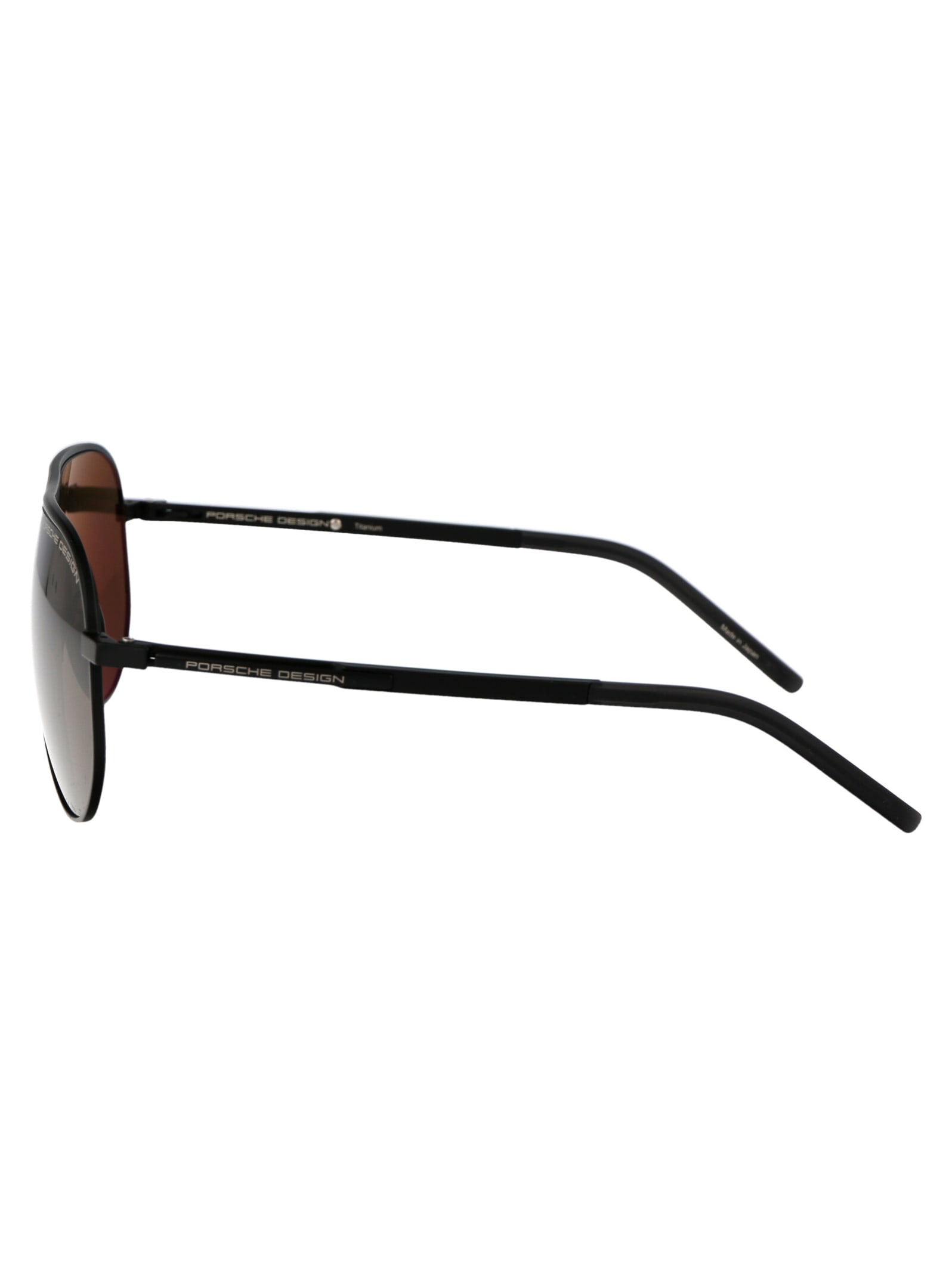 Shop Porsche Design P8942 Sunglasses In A604 Black