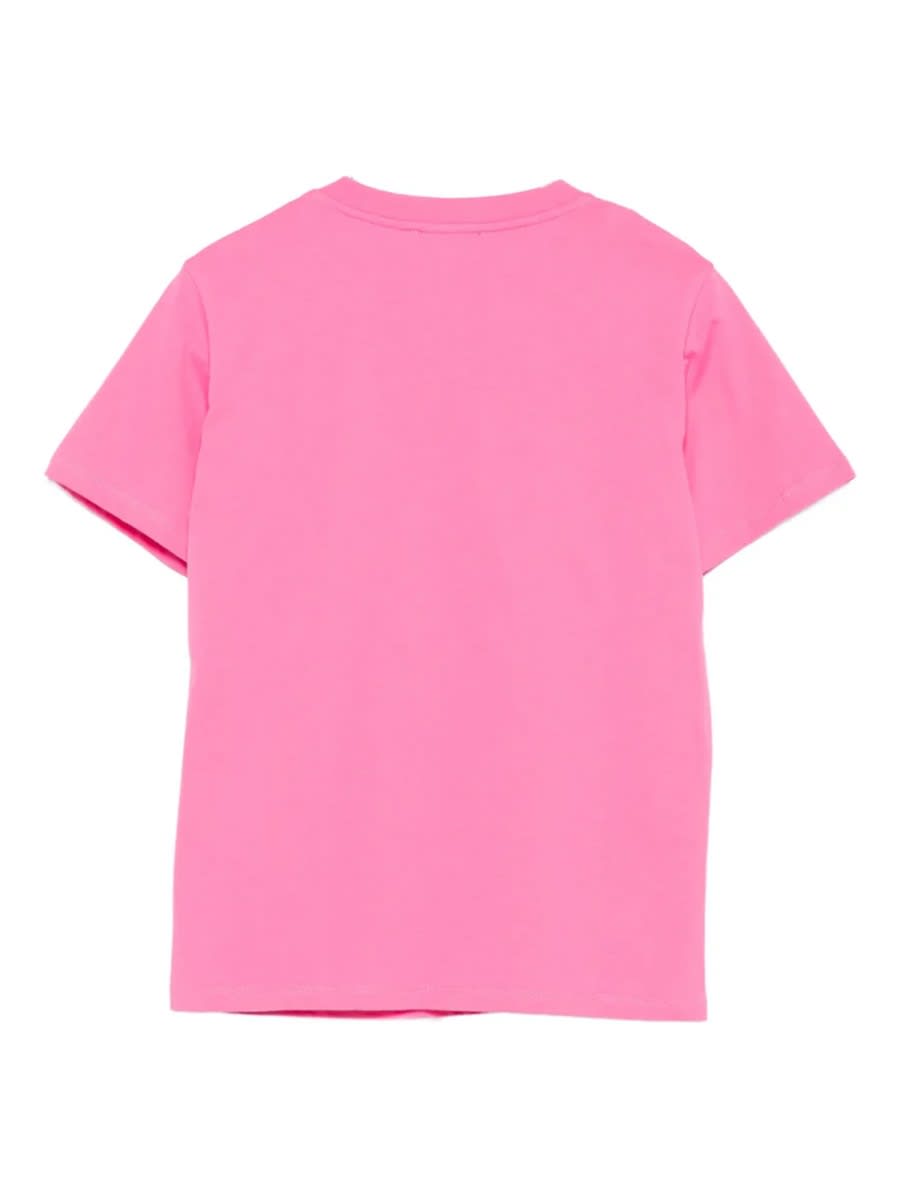 Balmain T-shirt Con Logo In Pink