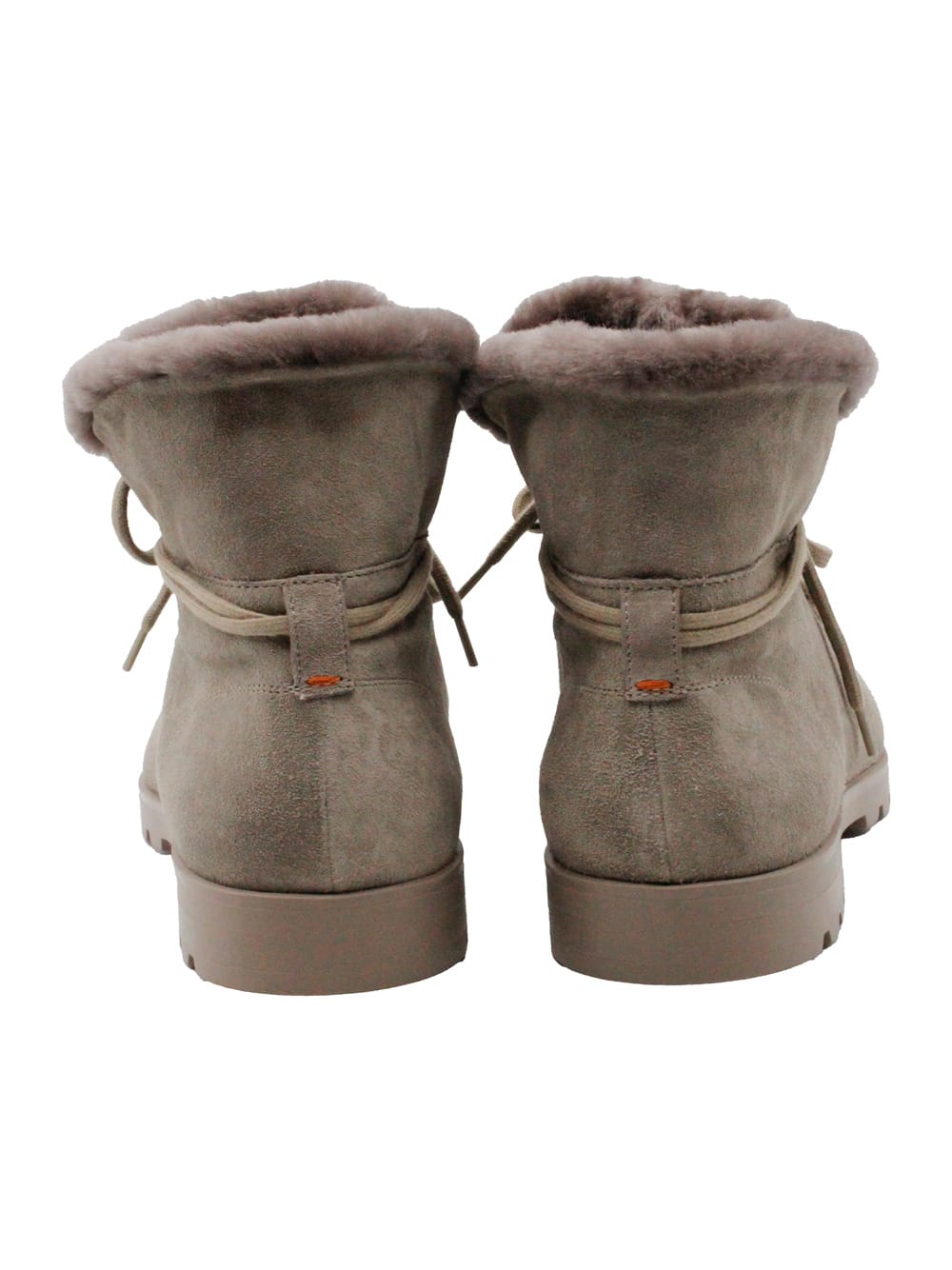 Santoni Suede Detroit Boots In Multi