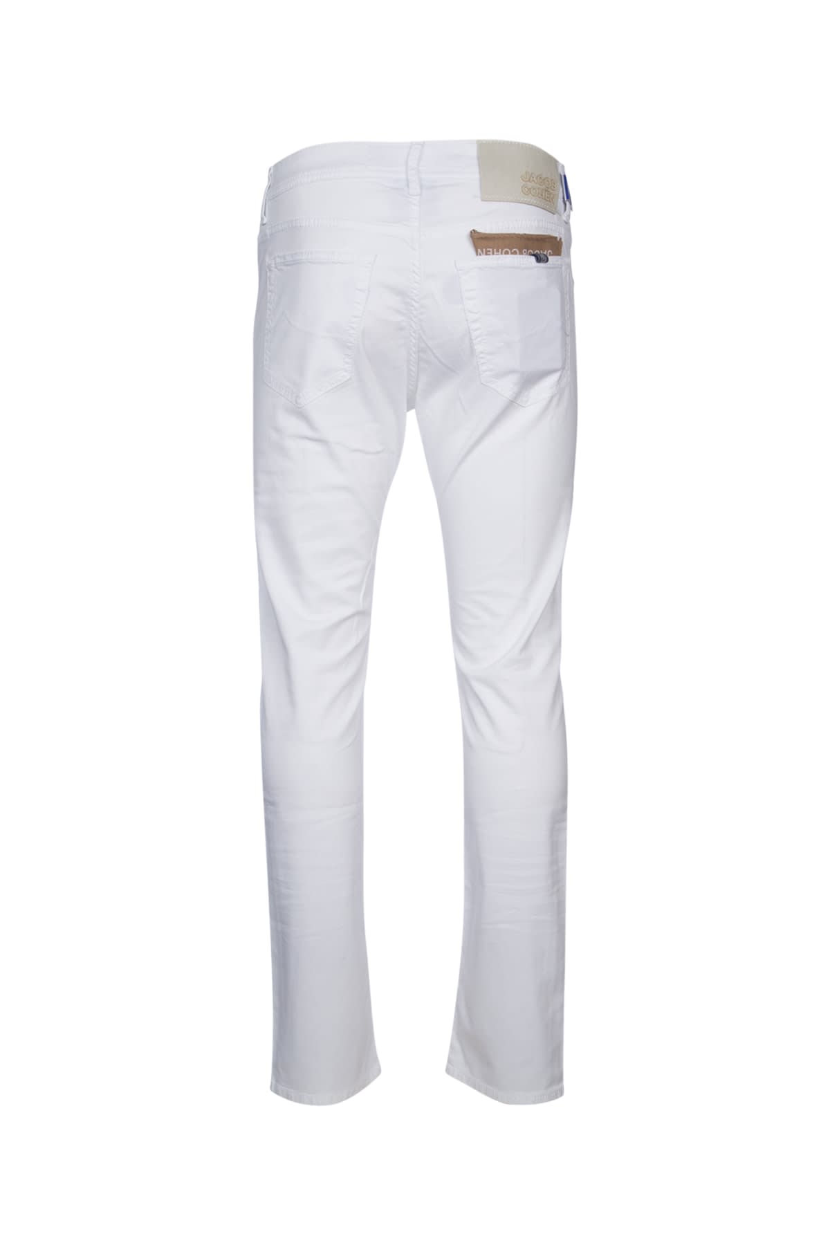 Shop Jacob Cohen Pantalone In Bianco