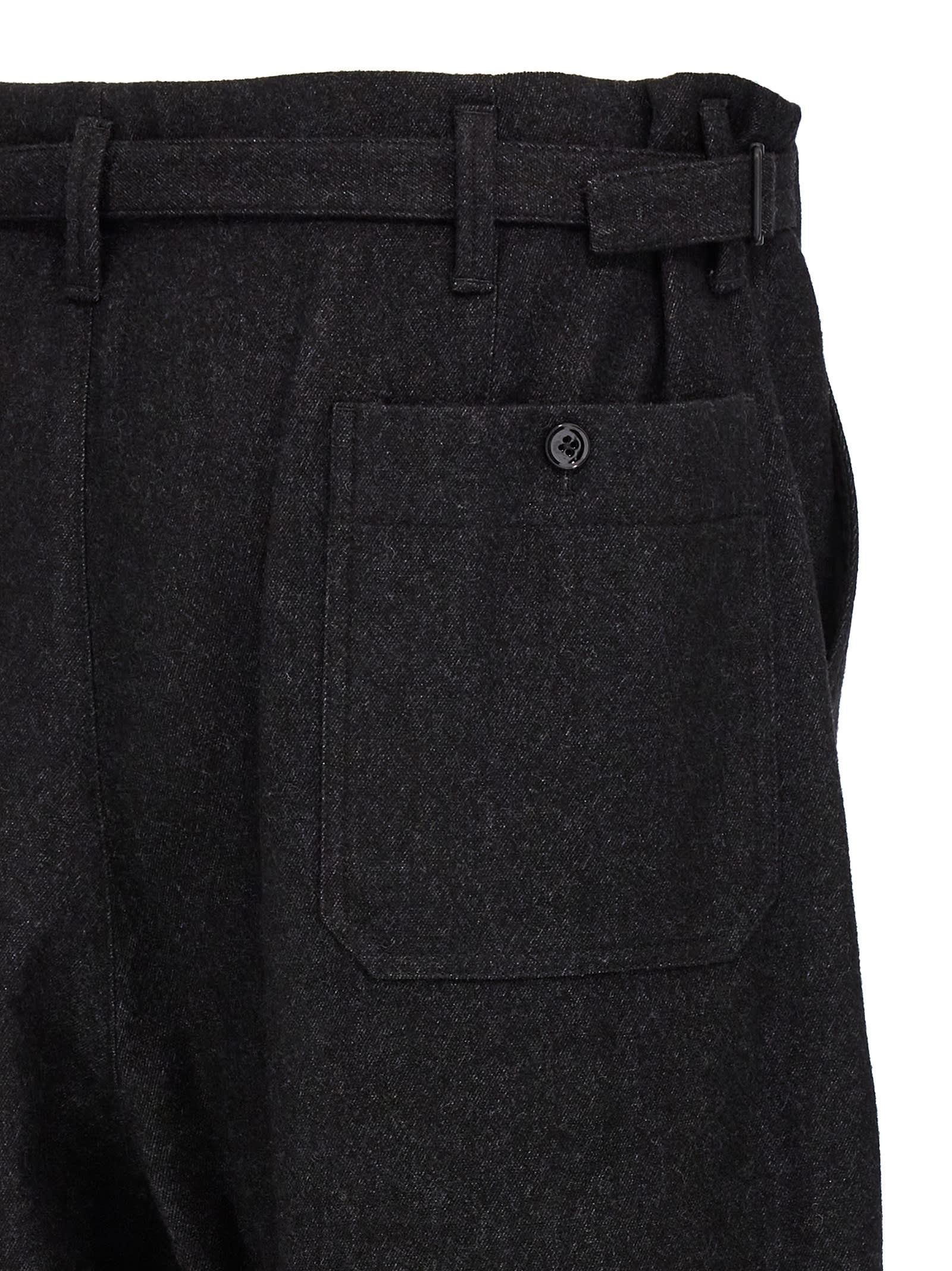 Shop Lemaire Carrot Pants In Gray