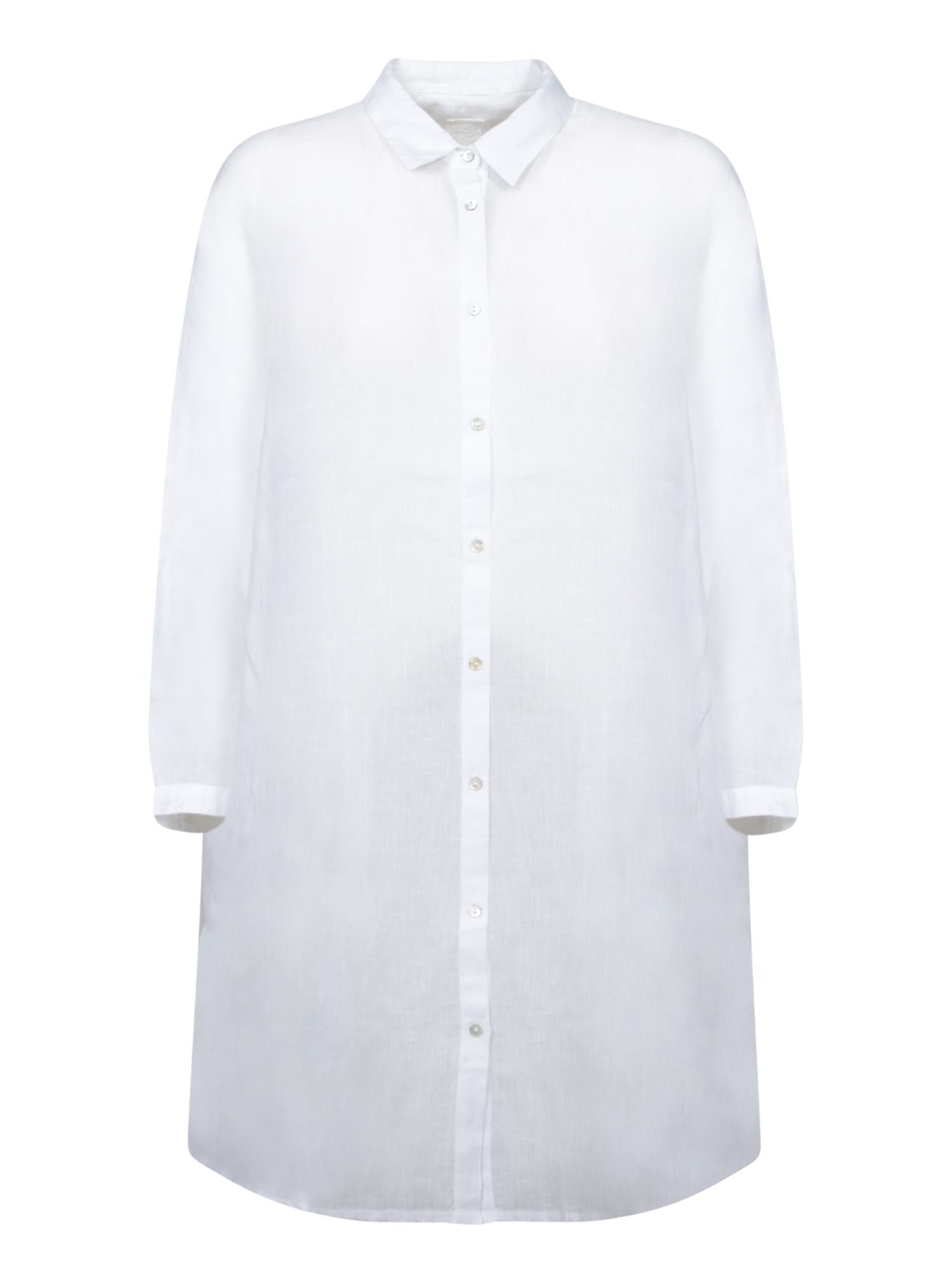 Oversize White Linen Shirt