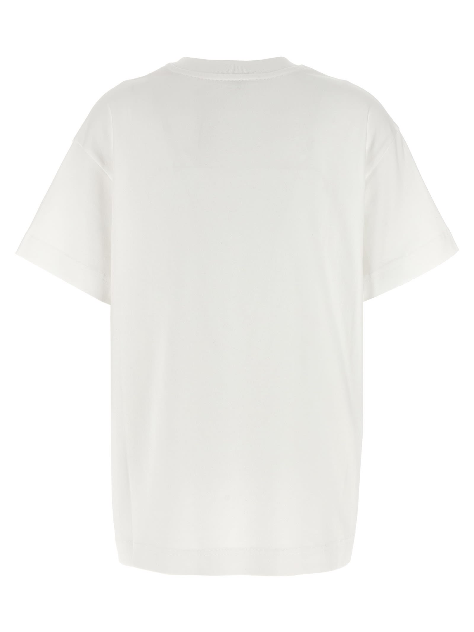 Givenchy White Cotton Oversize T-shirt In White