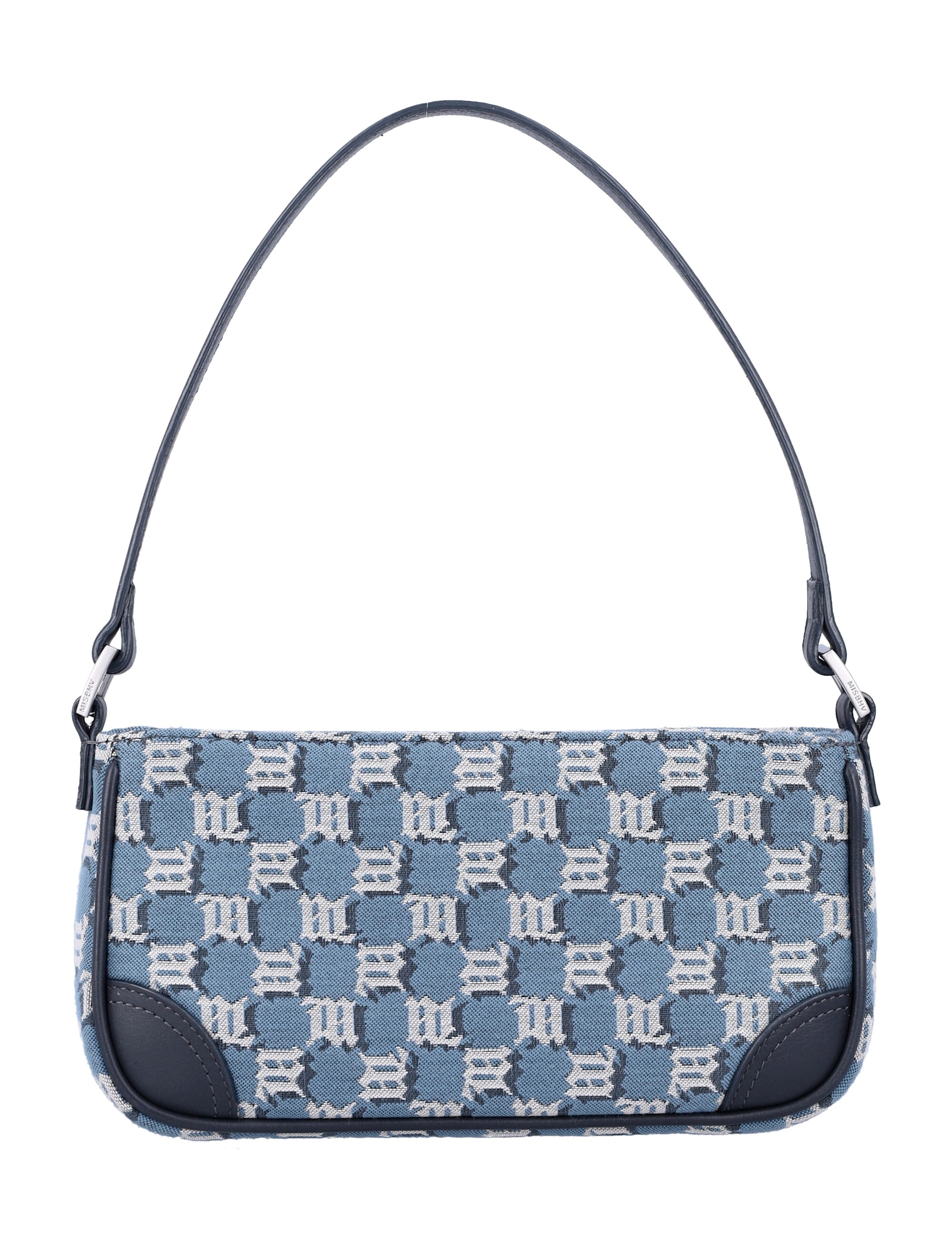 Shop Misbhv 90 Jacquard Mini Bag In Blue