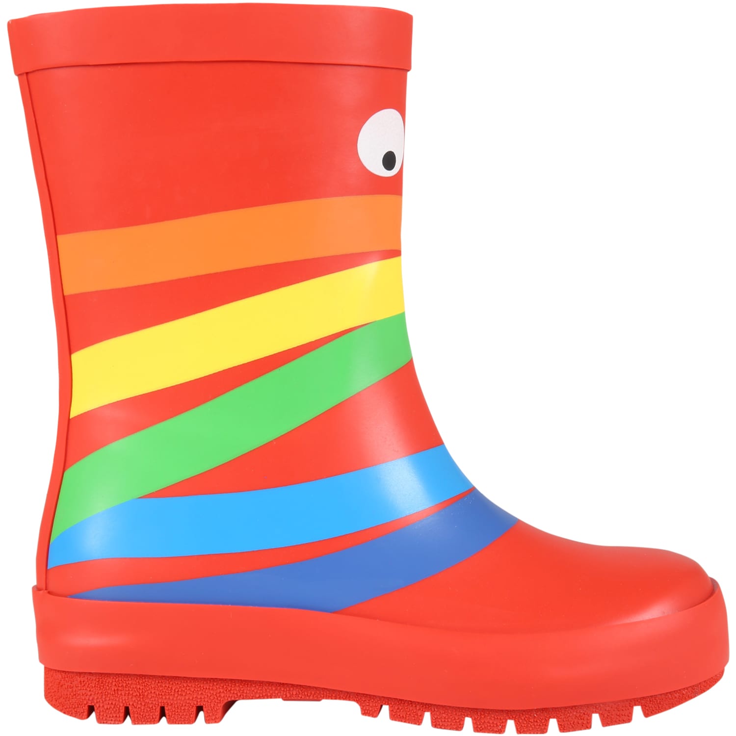 Stella McCartney Kids Red Rain Boots For Kids