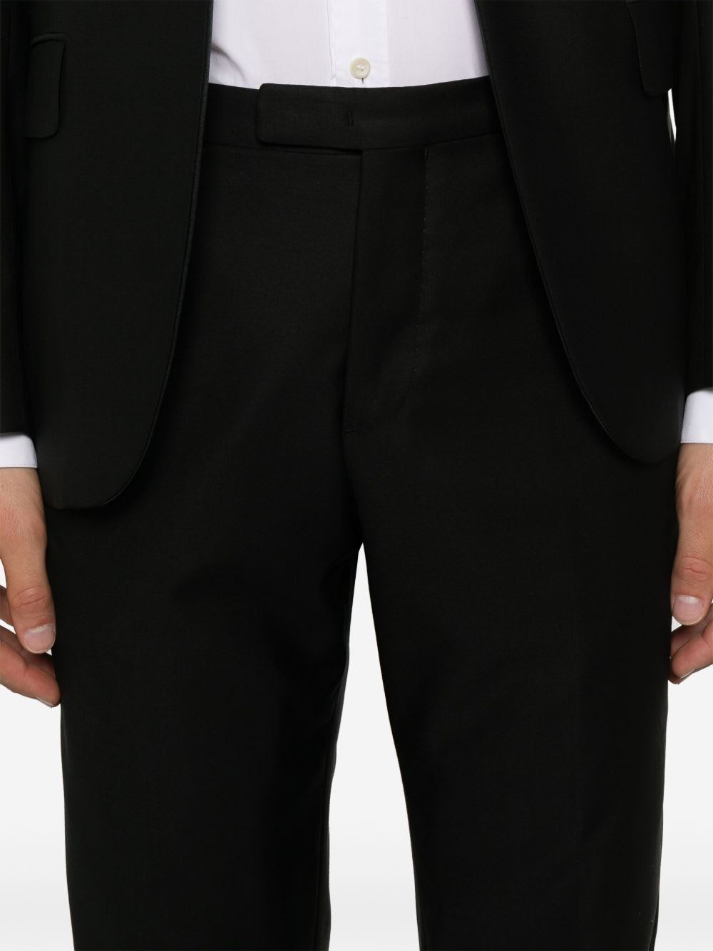 Boglioli Tailored Blazer Peak Lapels In Black
