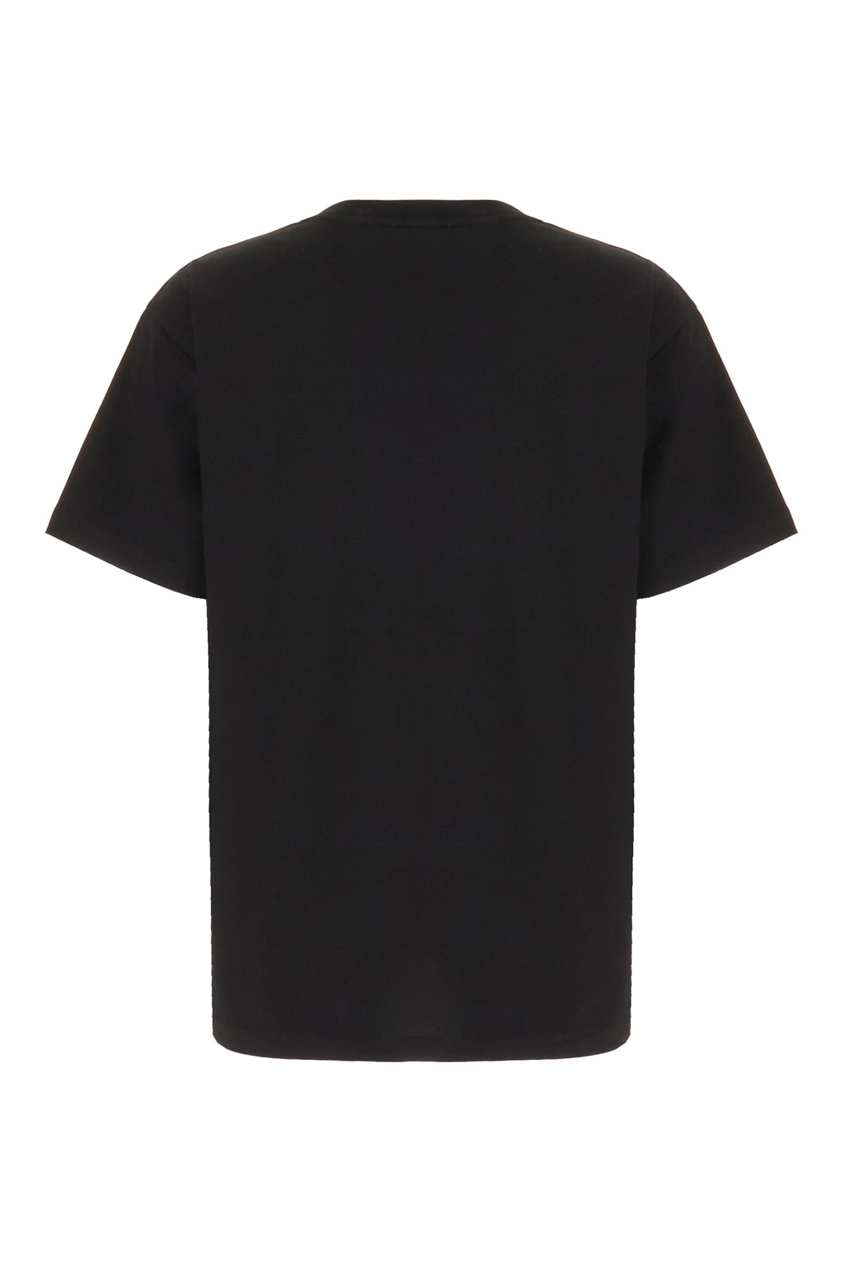 Shop Burberry Black Cotton Oversize T-shirt