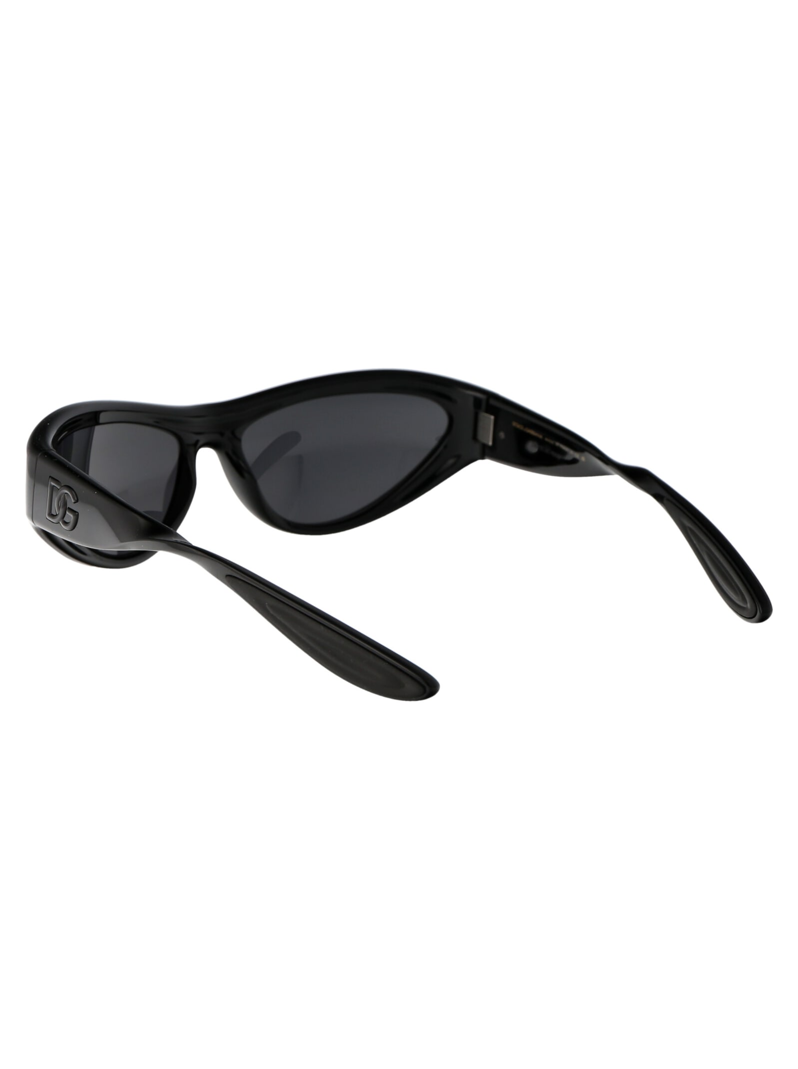 Shop Dolce &amp; Gabbana Eyewear 0dg6190 Sunglasses In 501/87 Black