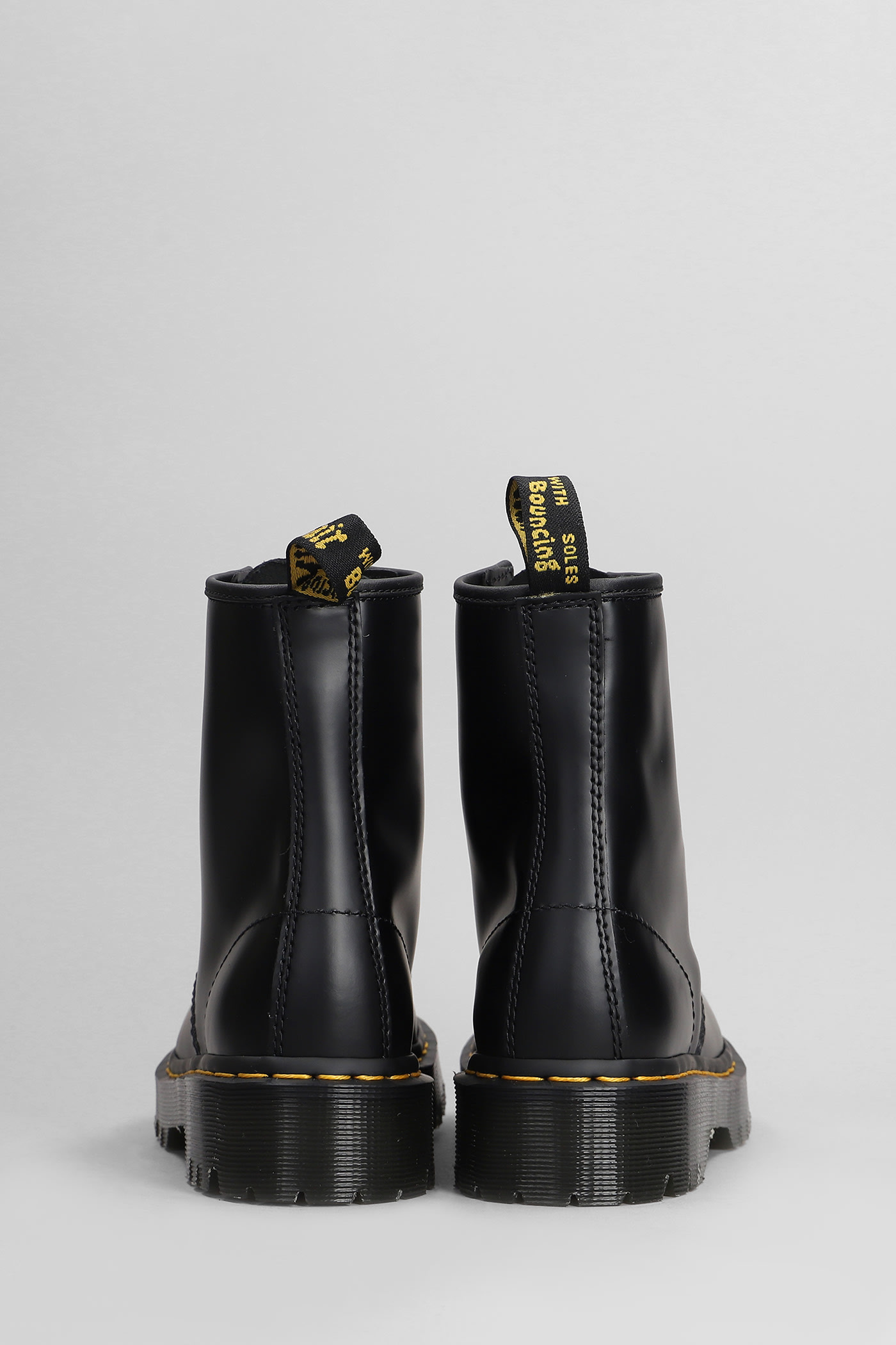 Shop Dr. Martens' 1460 Bex Combat Boots In Black Leather