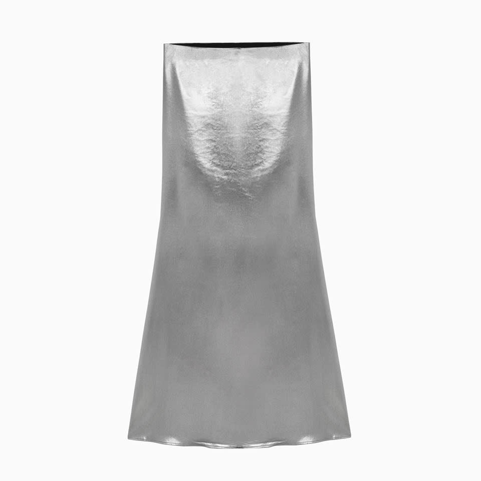 Rotate Metallic Skirt