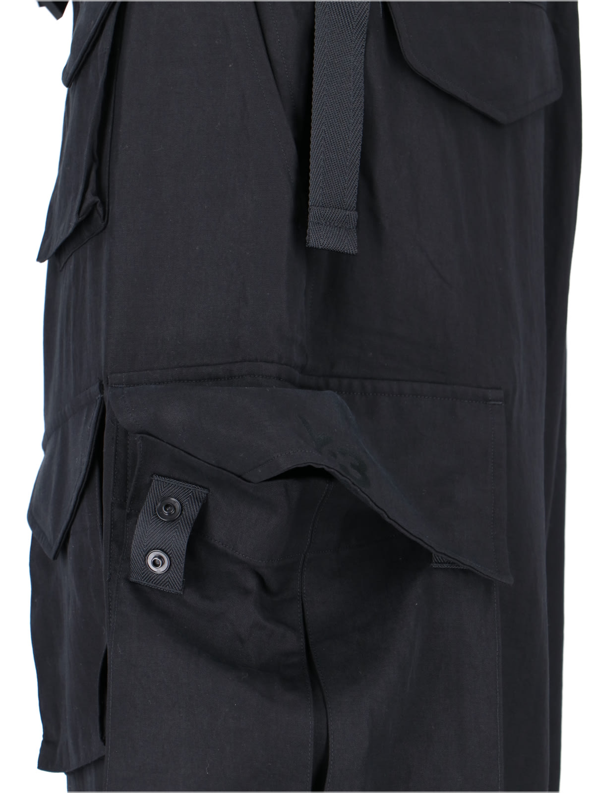 Shop Y-3 Pn Cargo Pants In Black