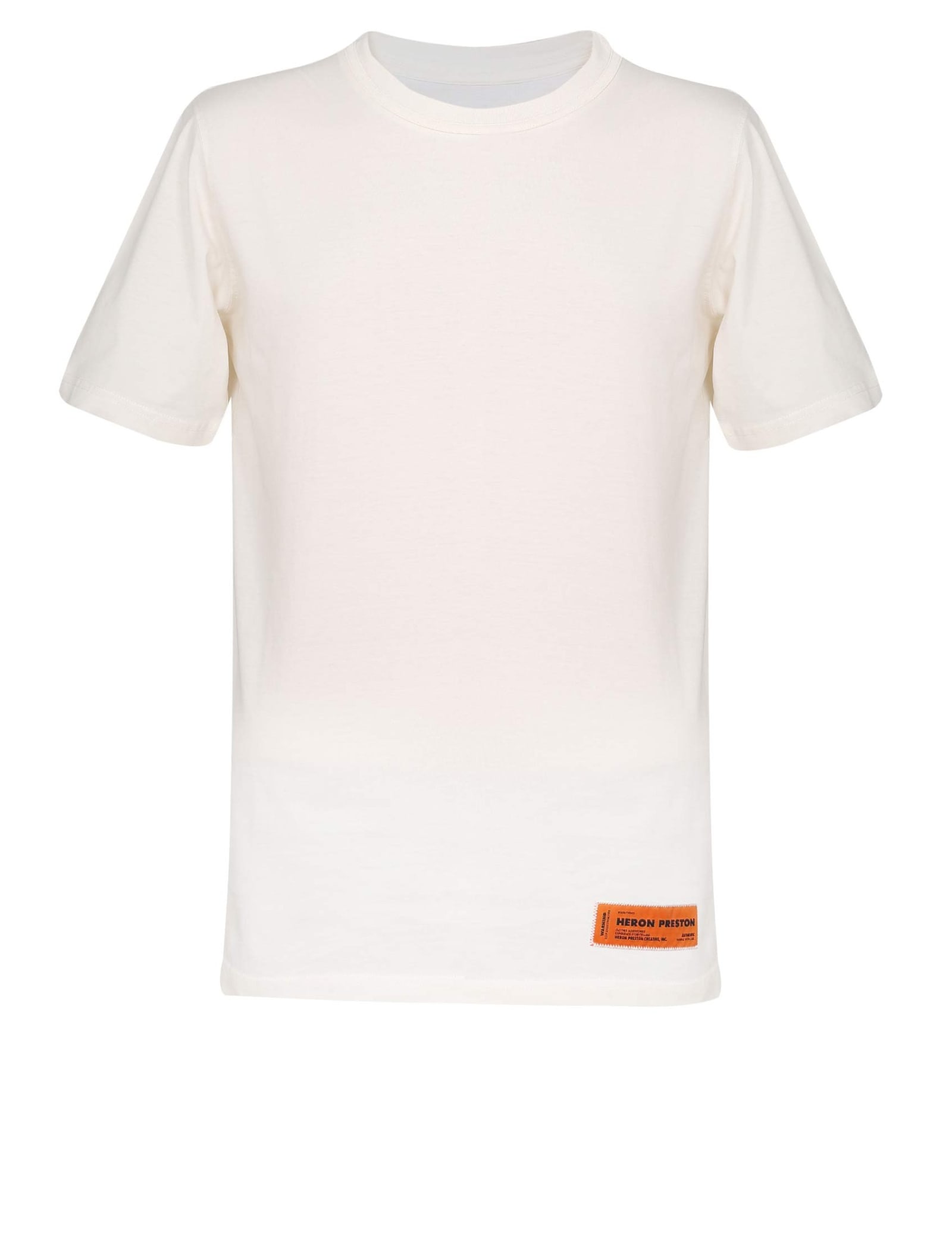 HERON PRESTON T-shirt In White Cotton