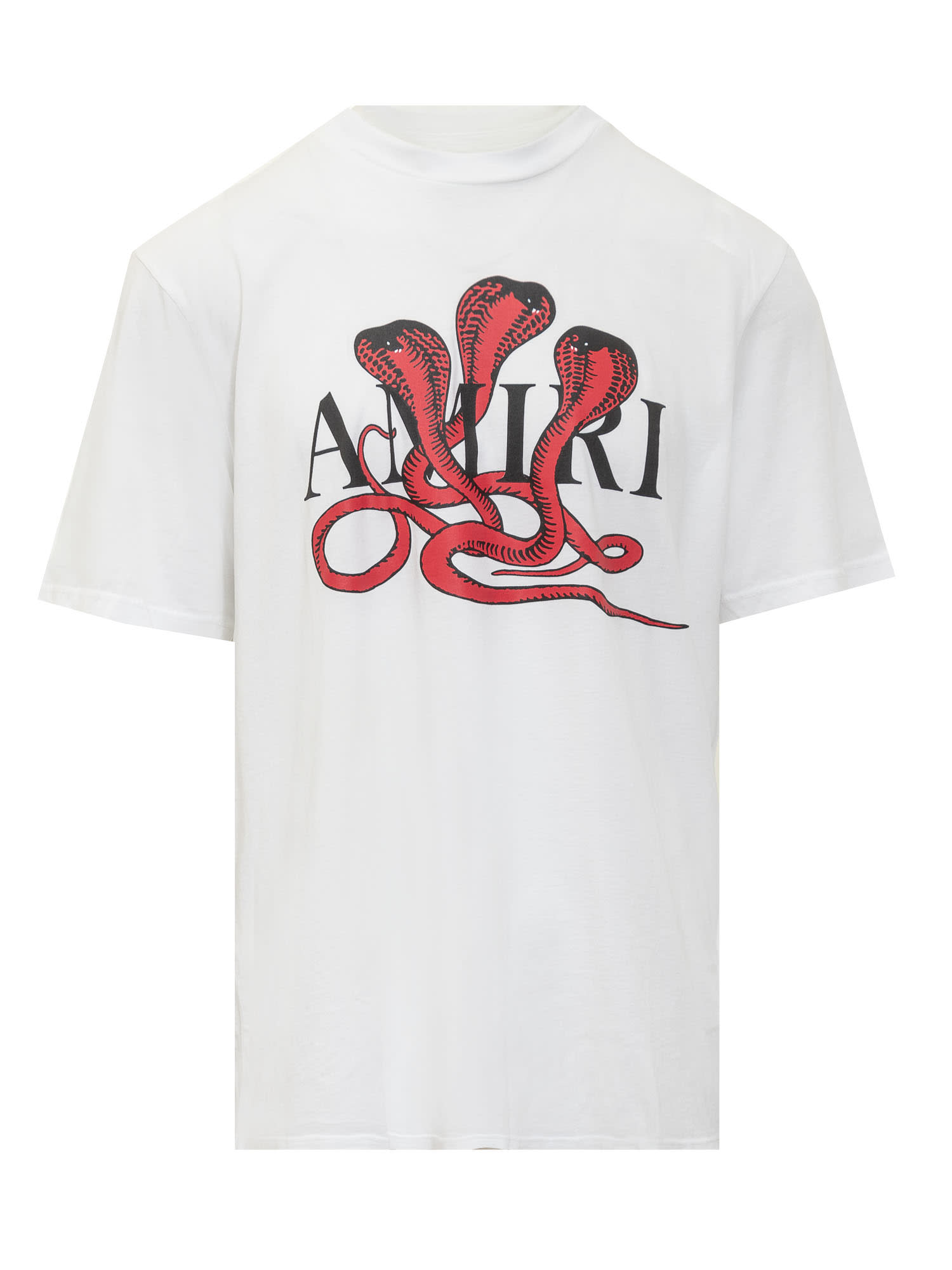 Shop Amiri Poison T-shirt In White/red