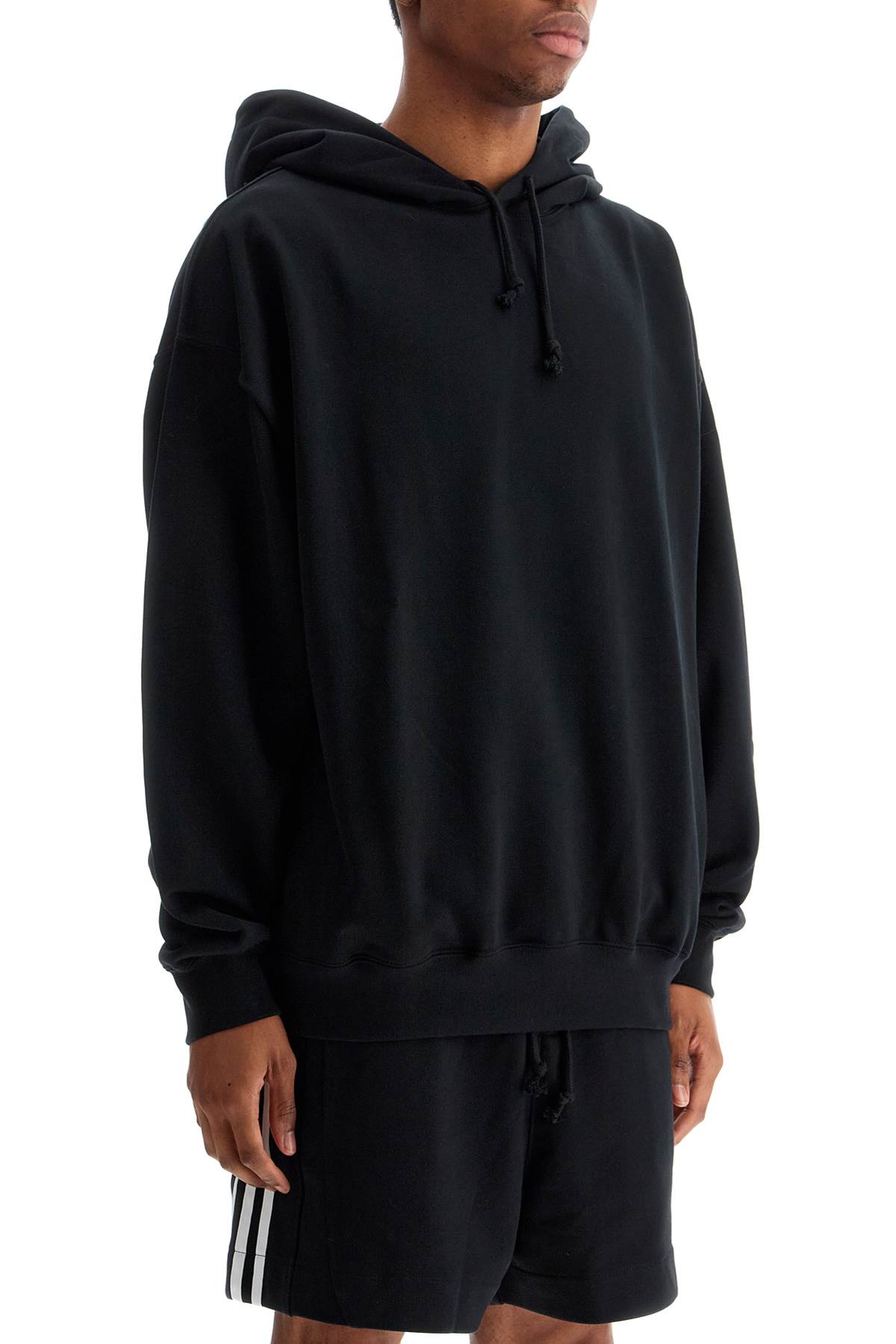 Shop Y-3 Graphic Coach Hoodie In Black