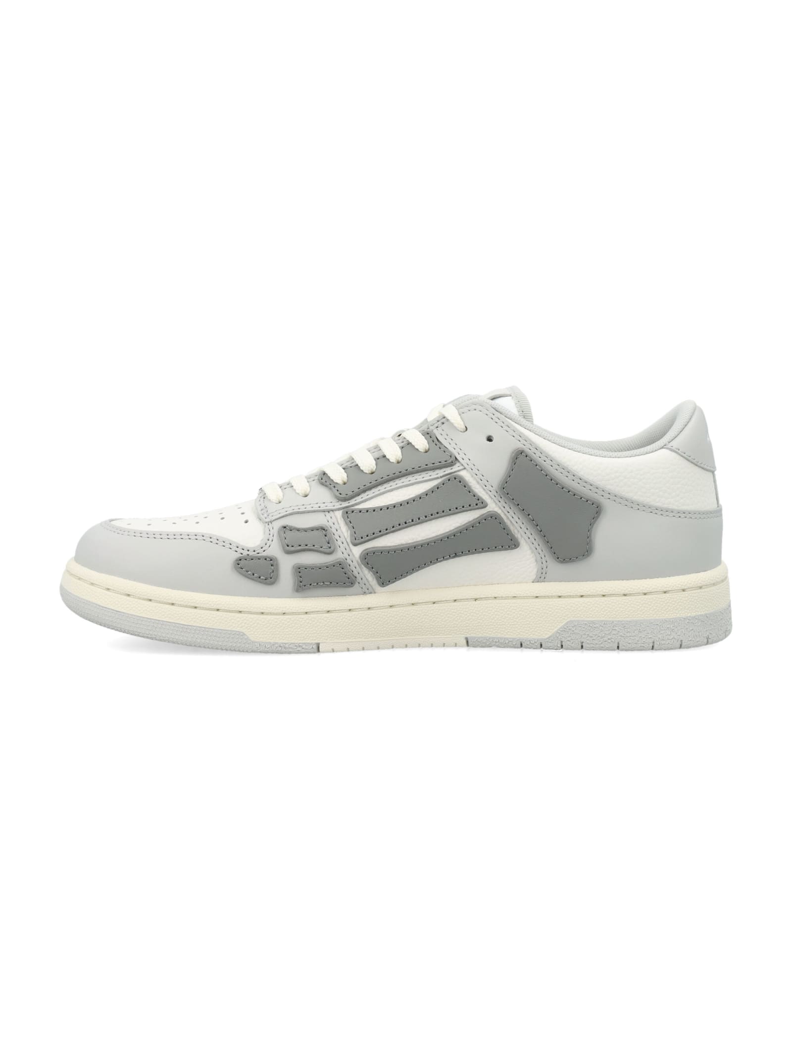 Shop Amiri Skel Low Top Sneakers In Grey