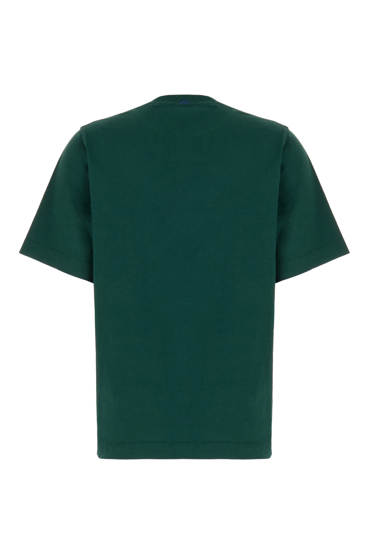 Shop Burberry Bottle Green Cotton T-shirt In Ivy