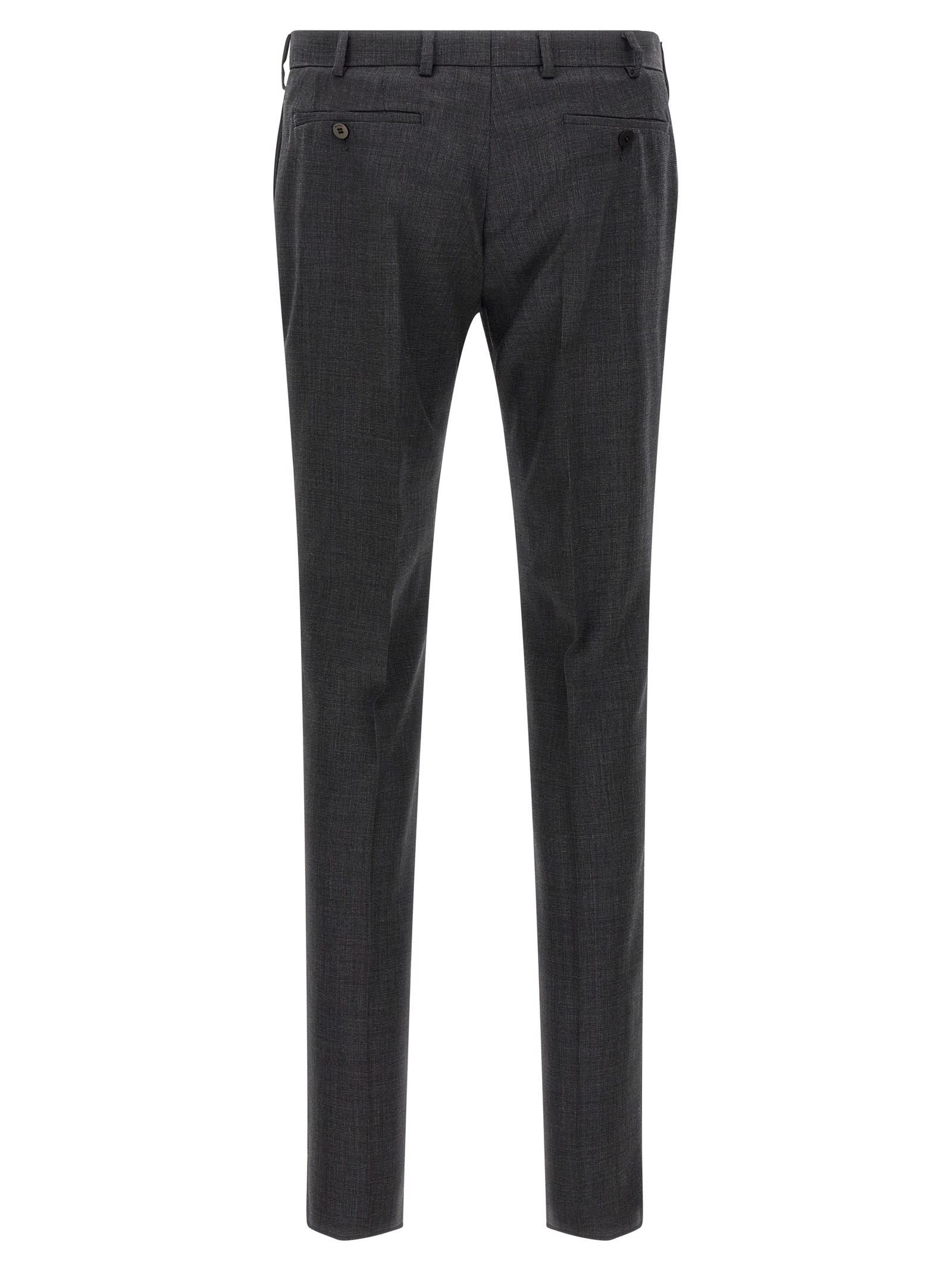Pal Zileri Single-breasted Suit Jacket Featuring Flap Pockets In Gray