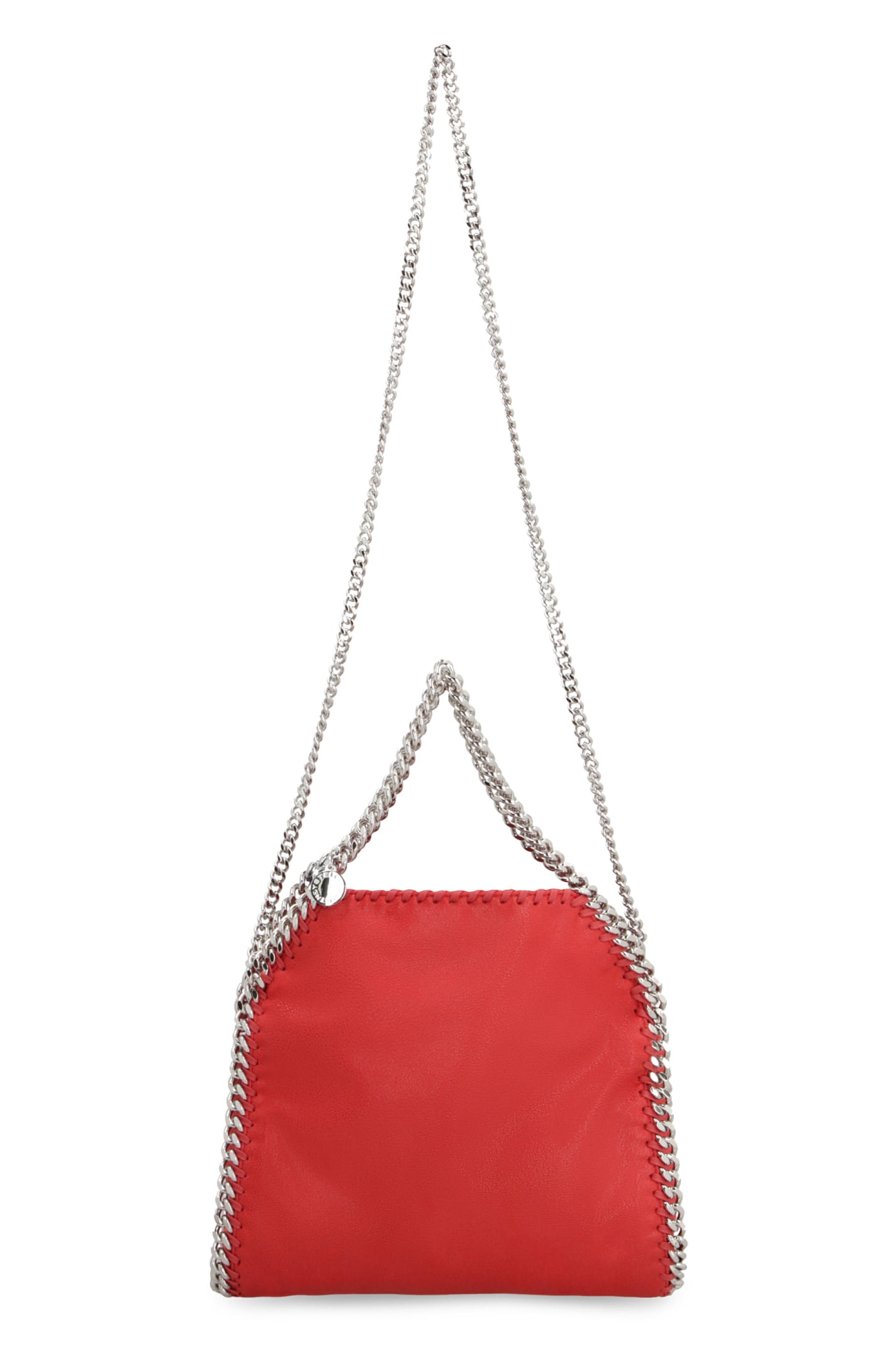 Shop Stella Mccartney Mini Falabella Tote Bag In Rosso
