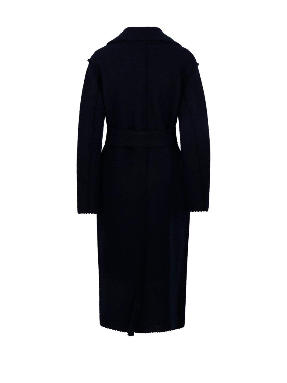 MAX MARA BELTED LONG-SLEEVED COAT 