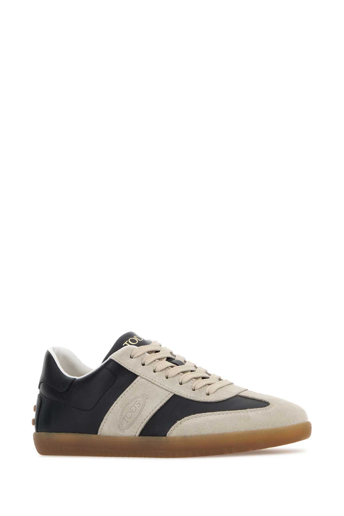 Tod's Two-tone Leather And Suede Sneakers In Multi