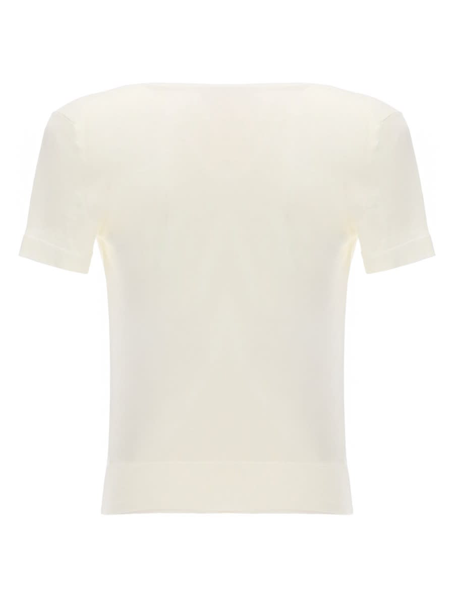 Theory Wool T-shirt In White