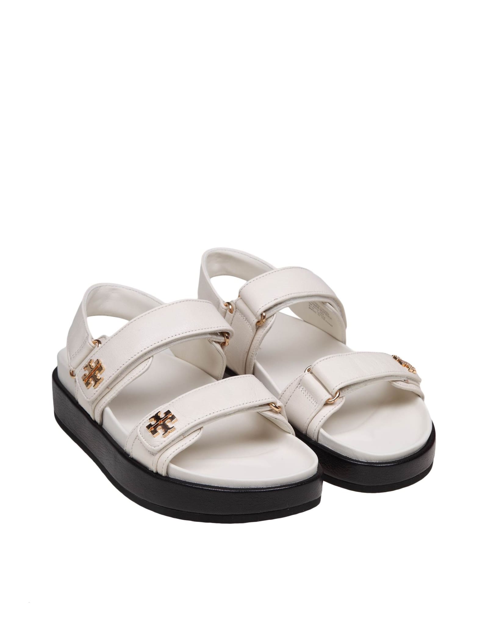 Shop Tory Burch Kira Sport Sandal In Ivory Leather In New/ivory