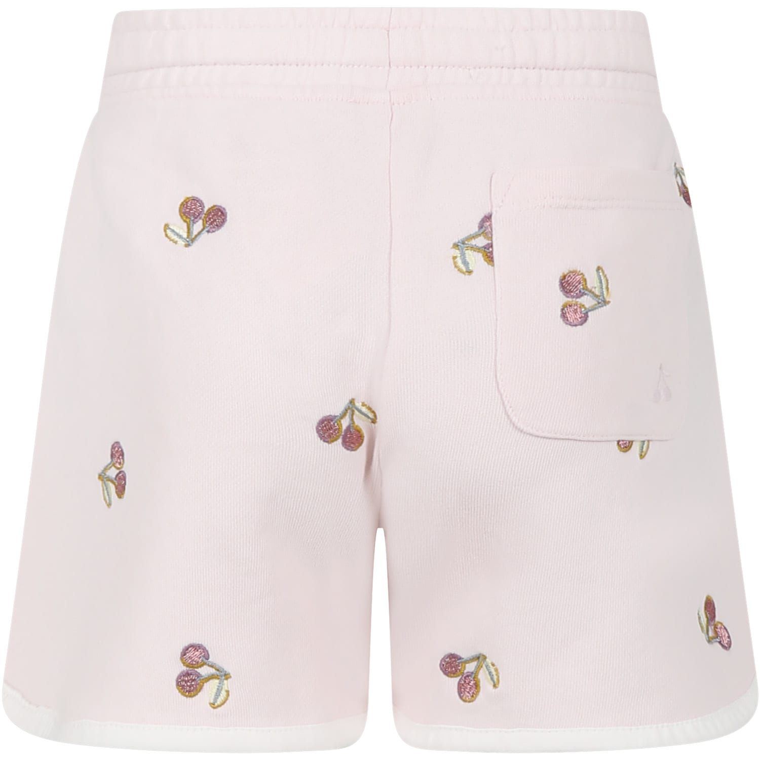 Shop Bonpoint Pink Shorts For Girl With Cherries