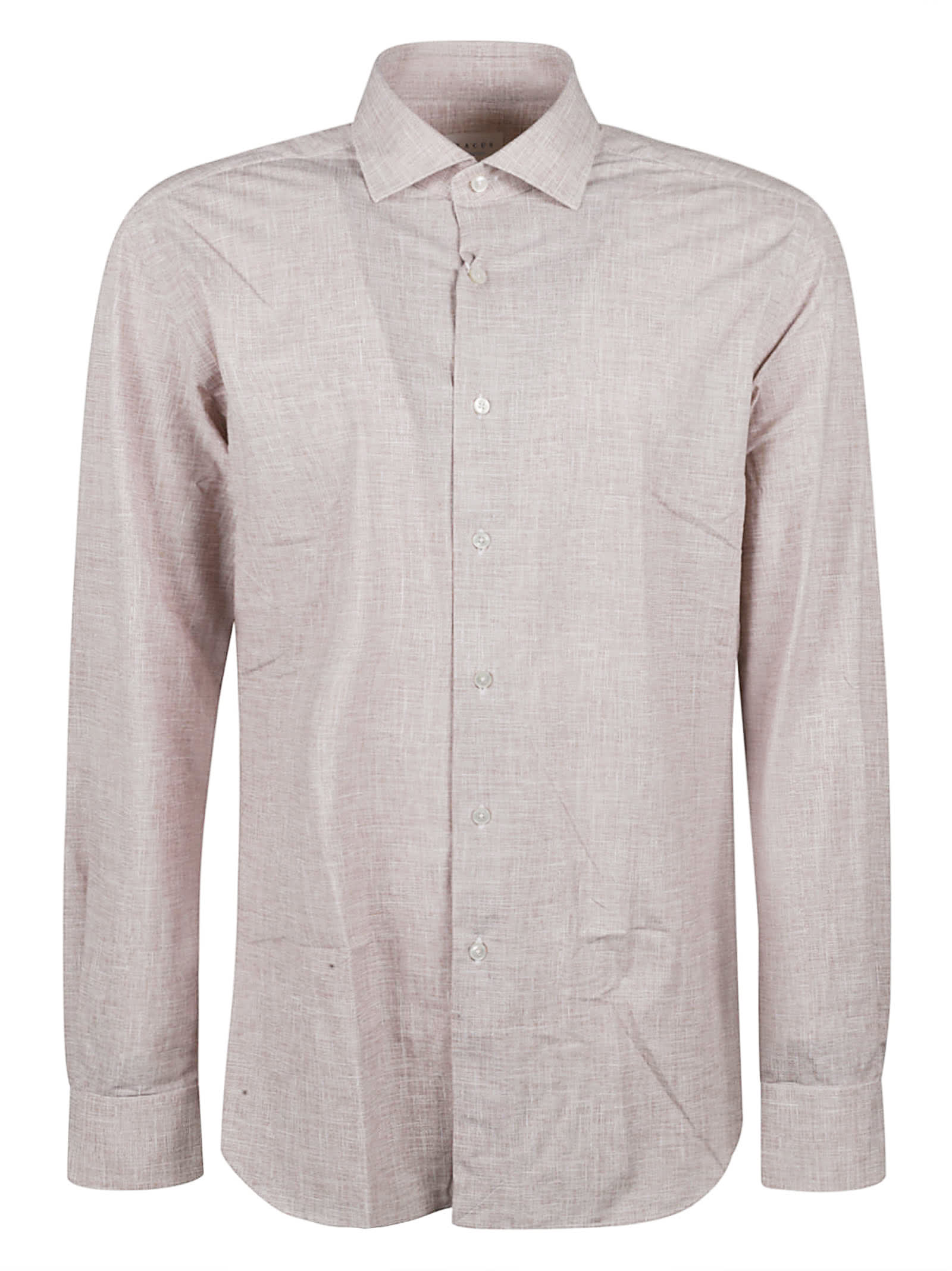 Round Hem Plain Shirt